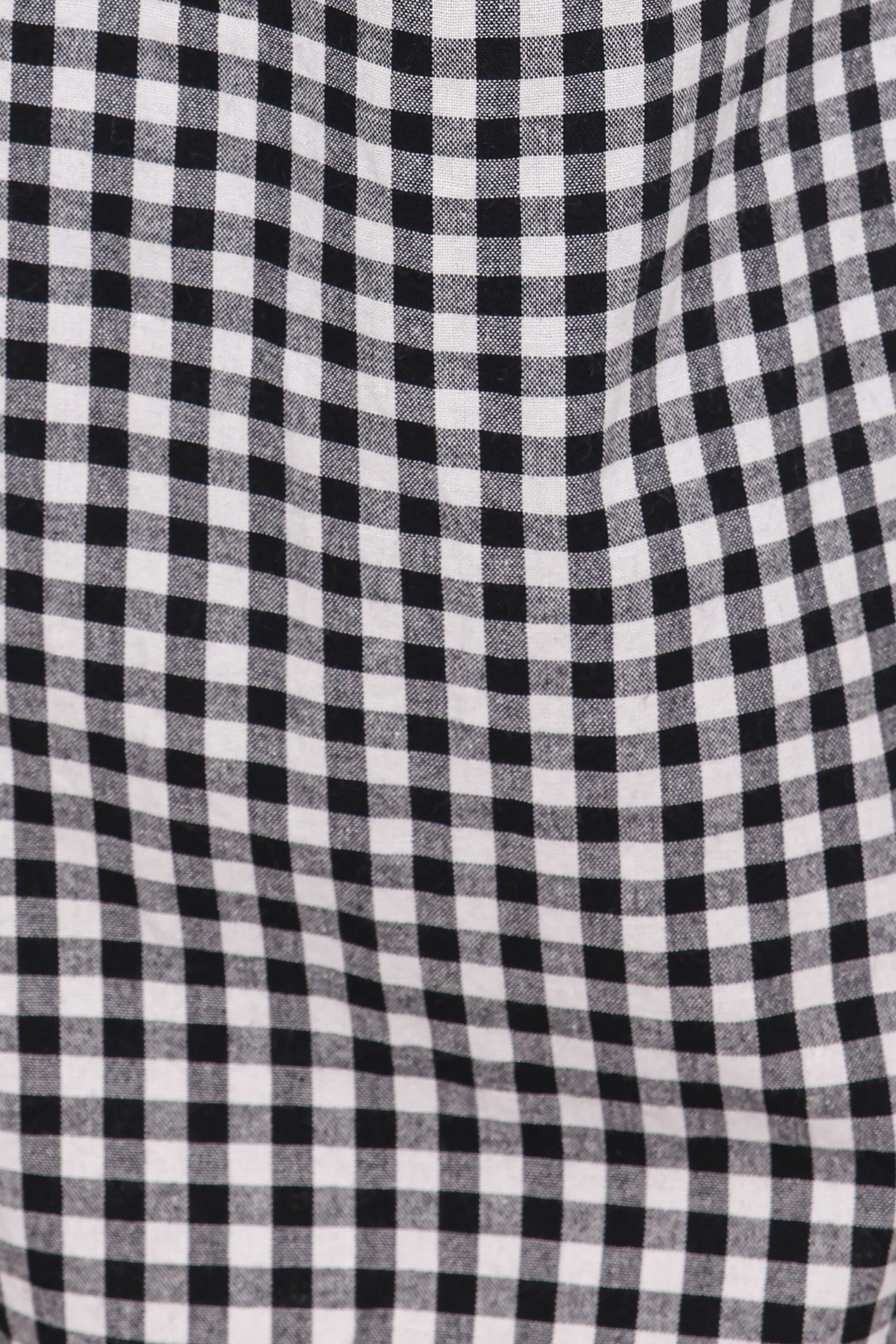 BOTTOMS Abbott Pants - Black Gingham