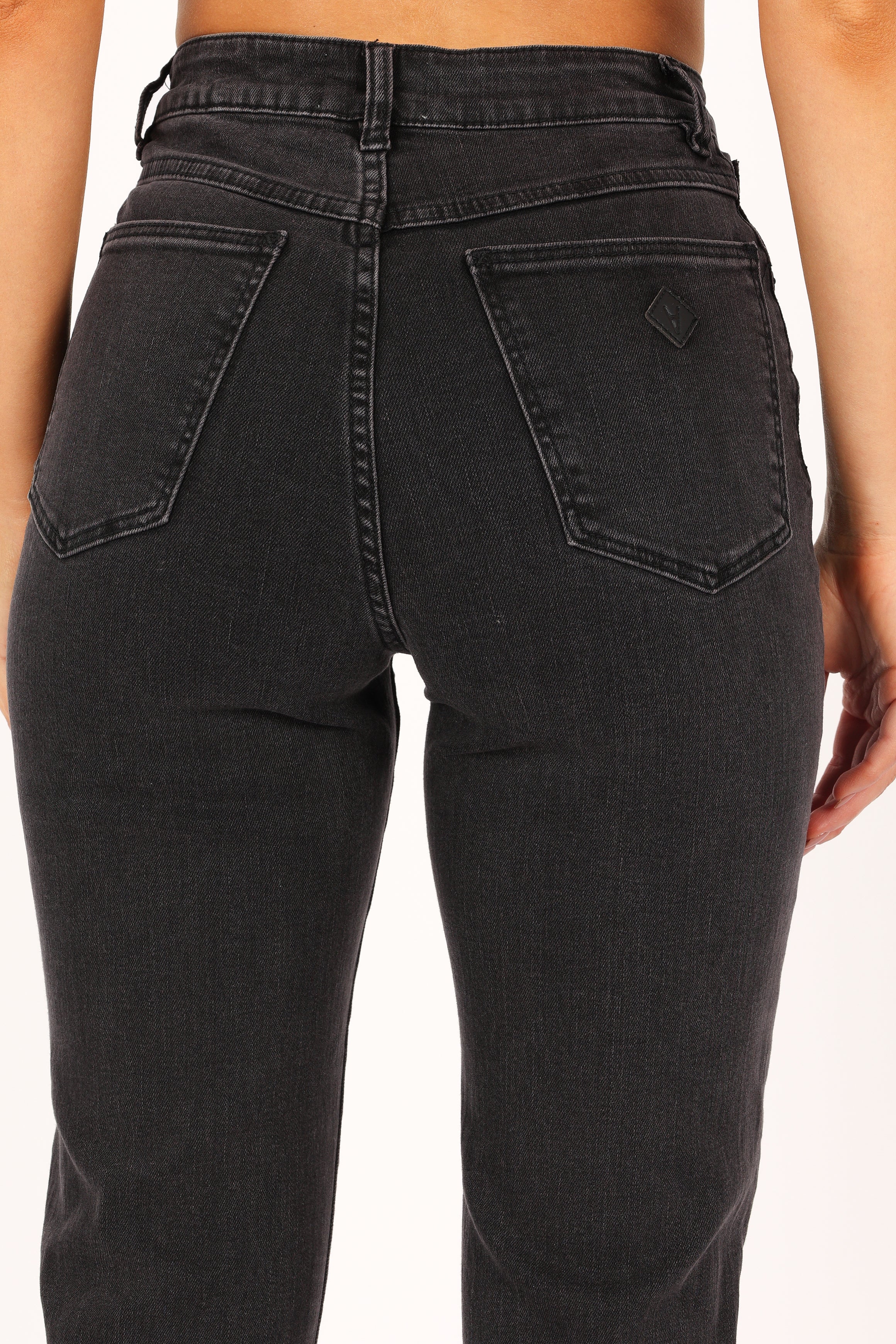 BOTTOMS @Abrand 94 High Slim Jeans - 90210 Washed Black