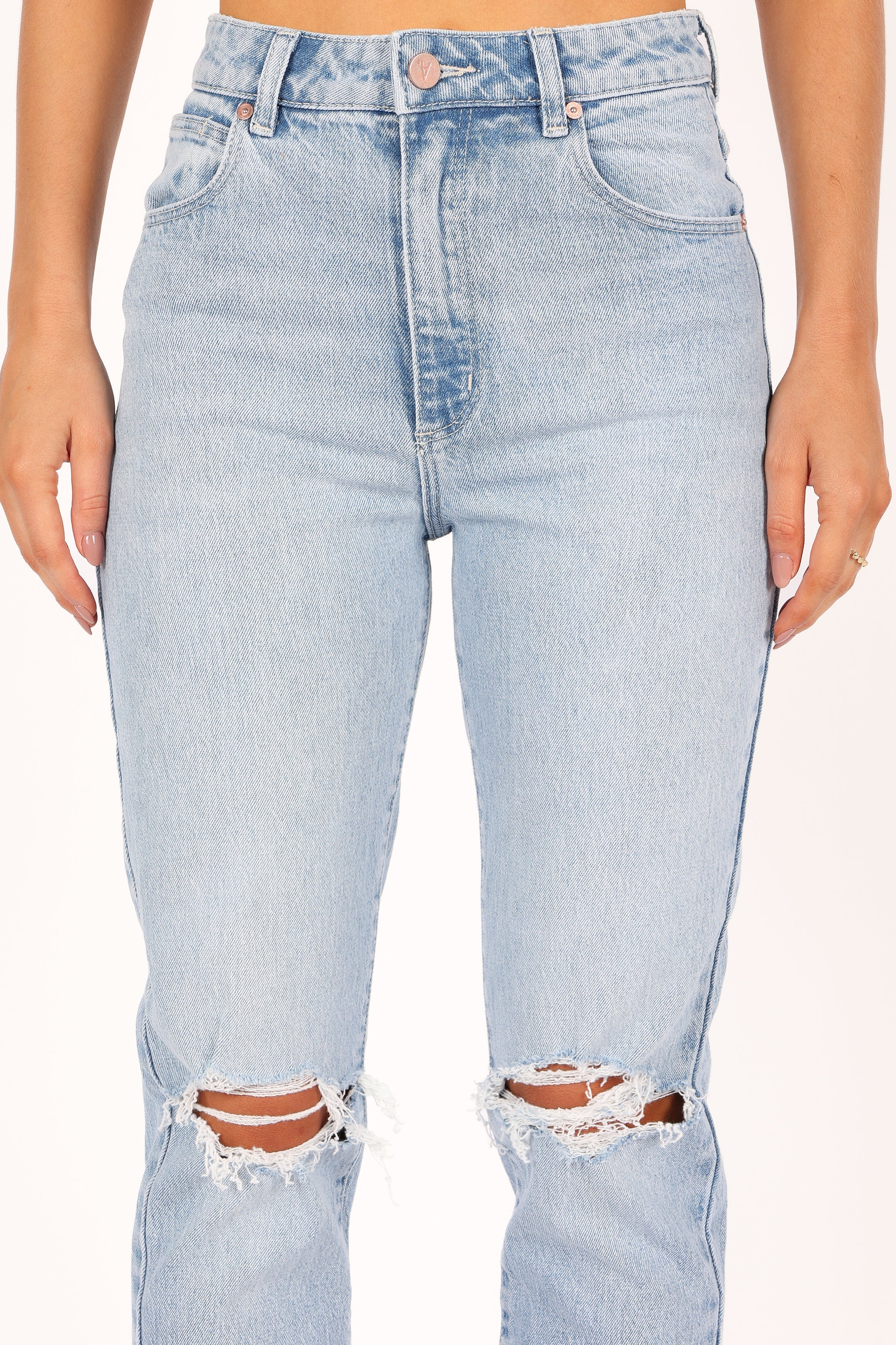 BOTTOMS @Abrand 94 High Slim Jeans - Gina Rip