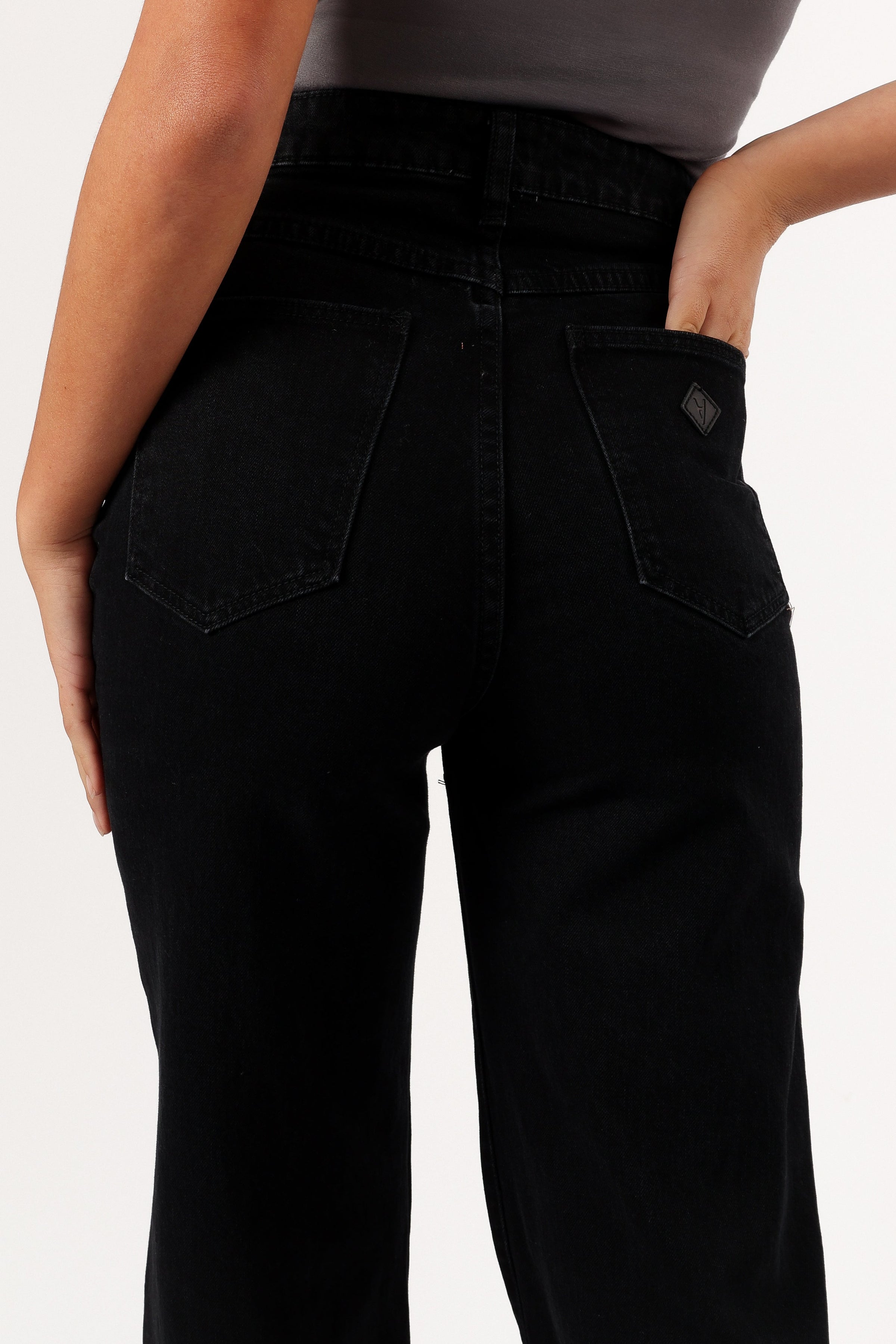 BOTTOMS @Abrand 94 High Wide Jeans - Dead Of Night