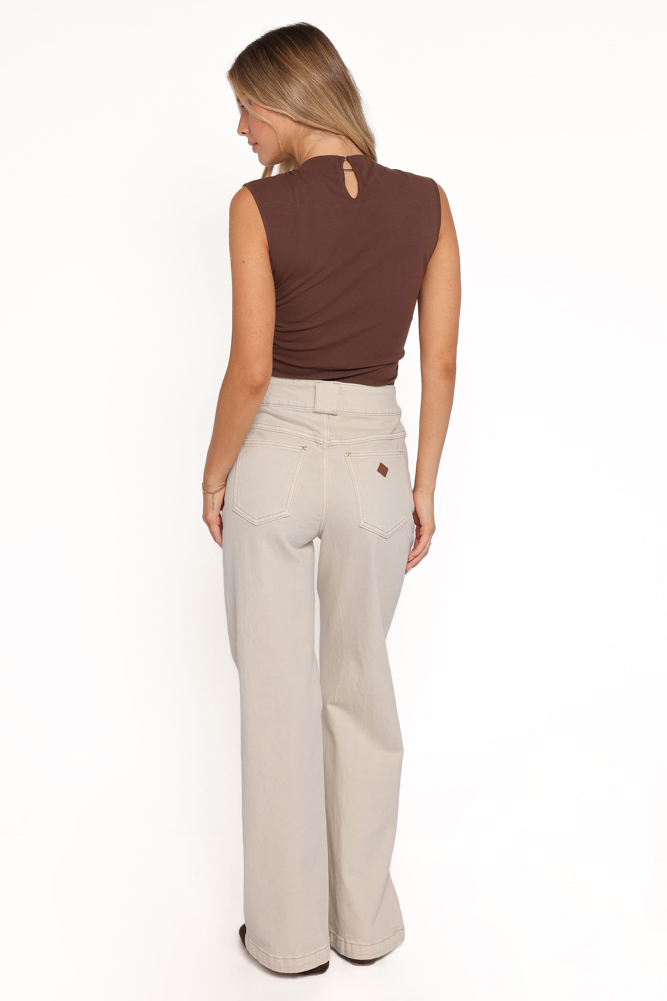 BOTTOMS Abrand 94 High Wide Jeans - Tofu