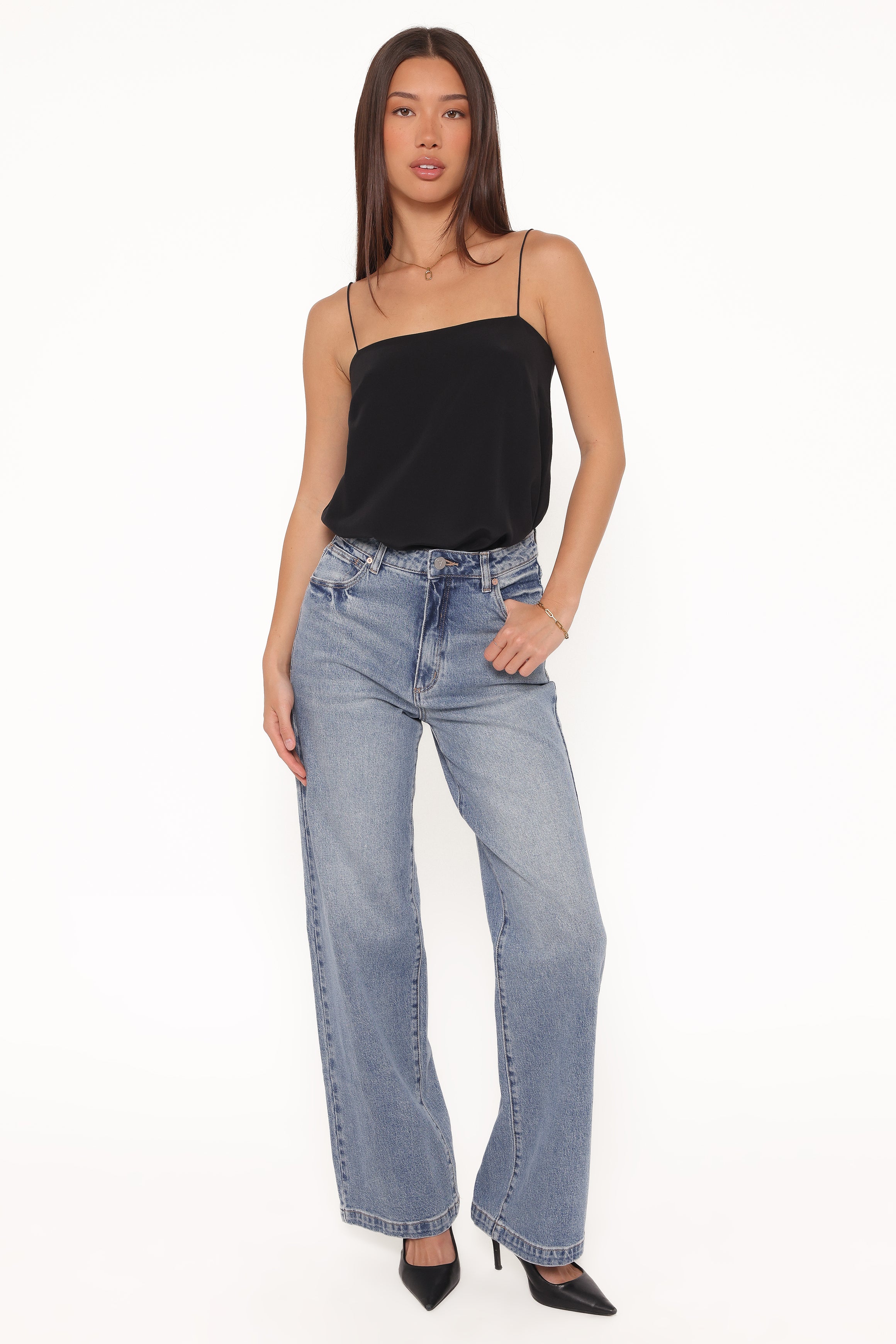 BOTTOMS @Abrand 94 Wide Leg Jeans - Selena