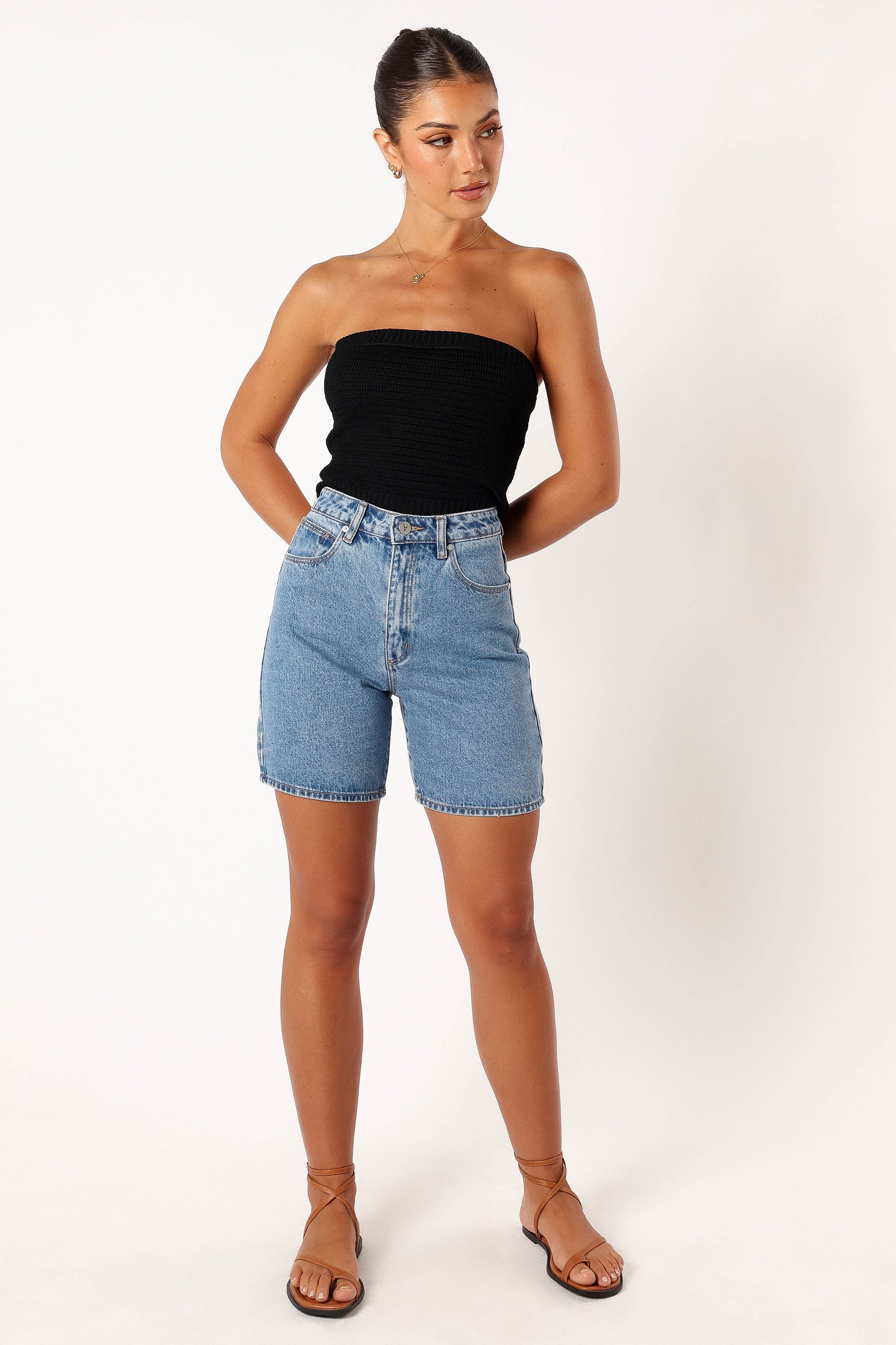 BOTTOMS @Abrand Carrie Shorts - Georgia