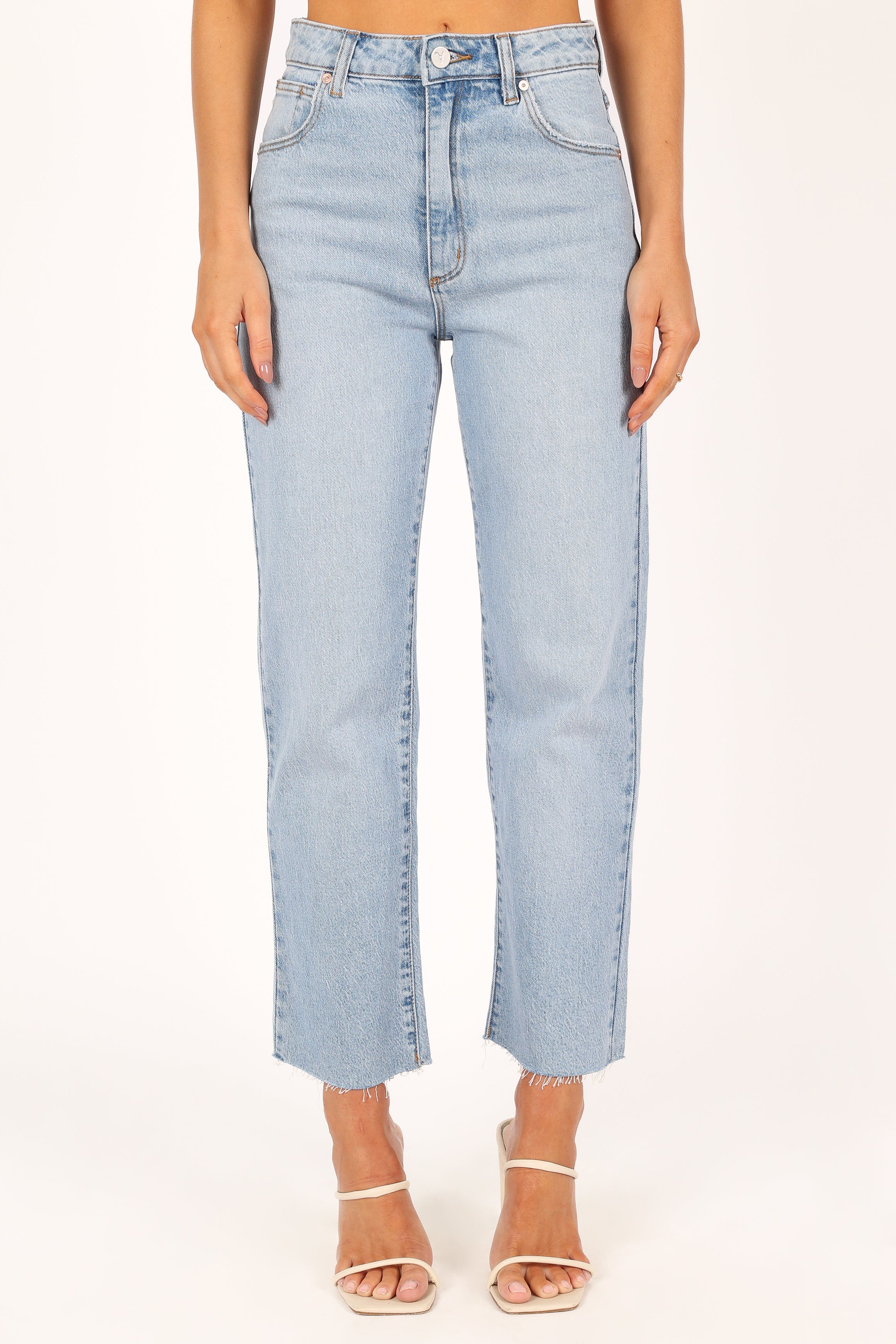 BOTTOMS @Abrand Venice Straight Jeans - Candice
