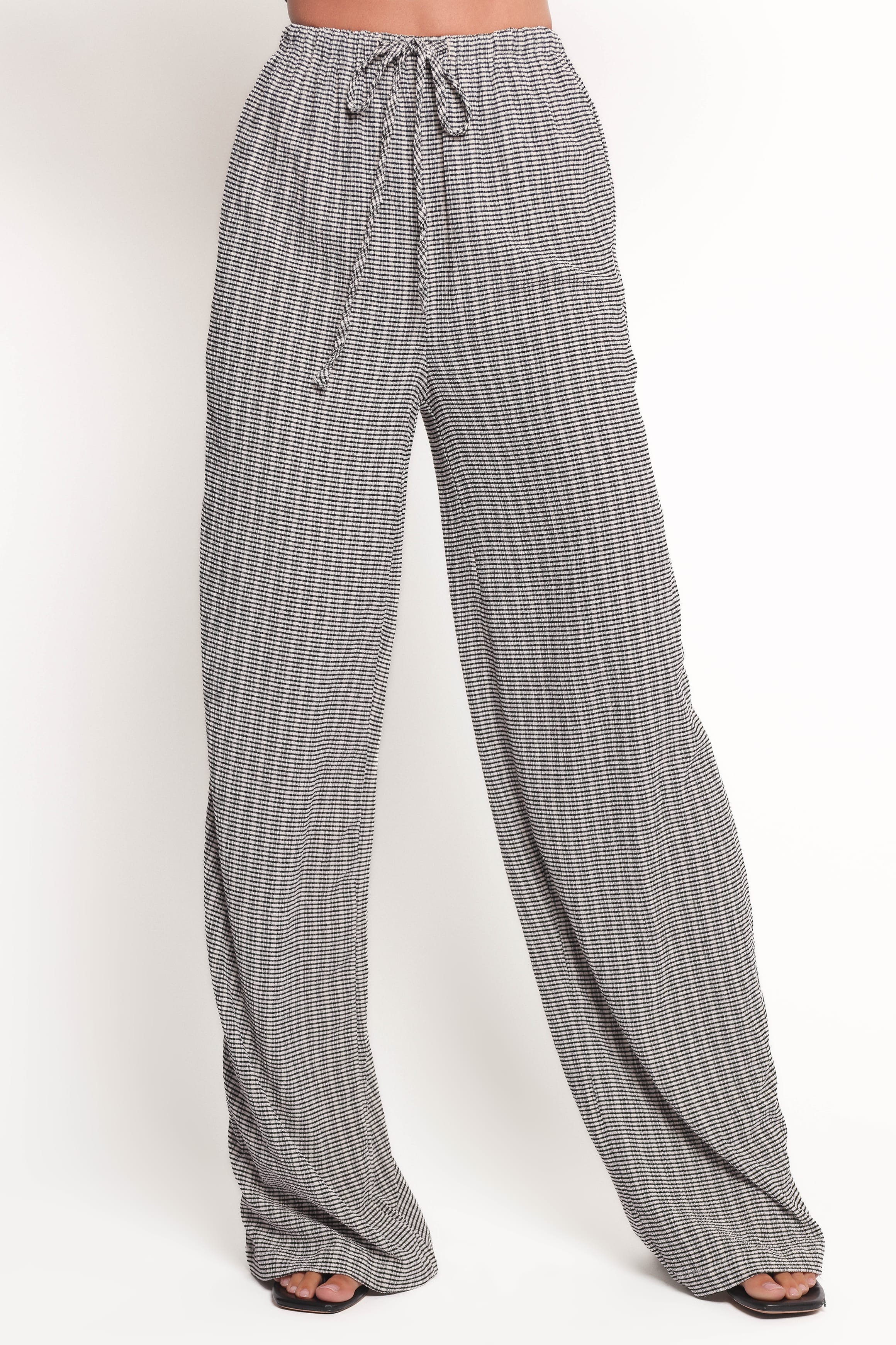 BOTTOMS Afton Pant - Black White