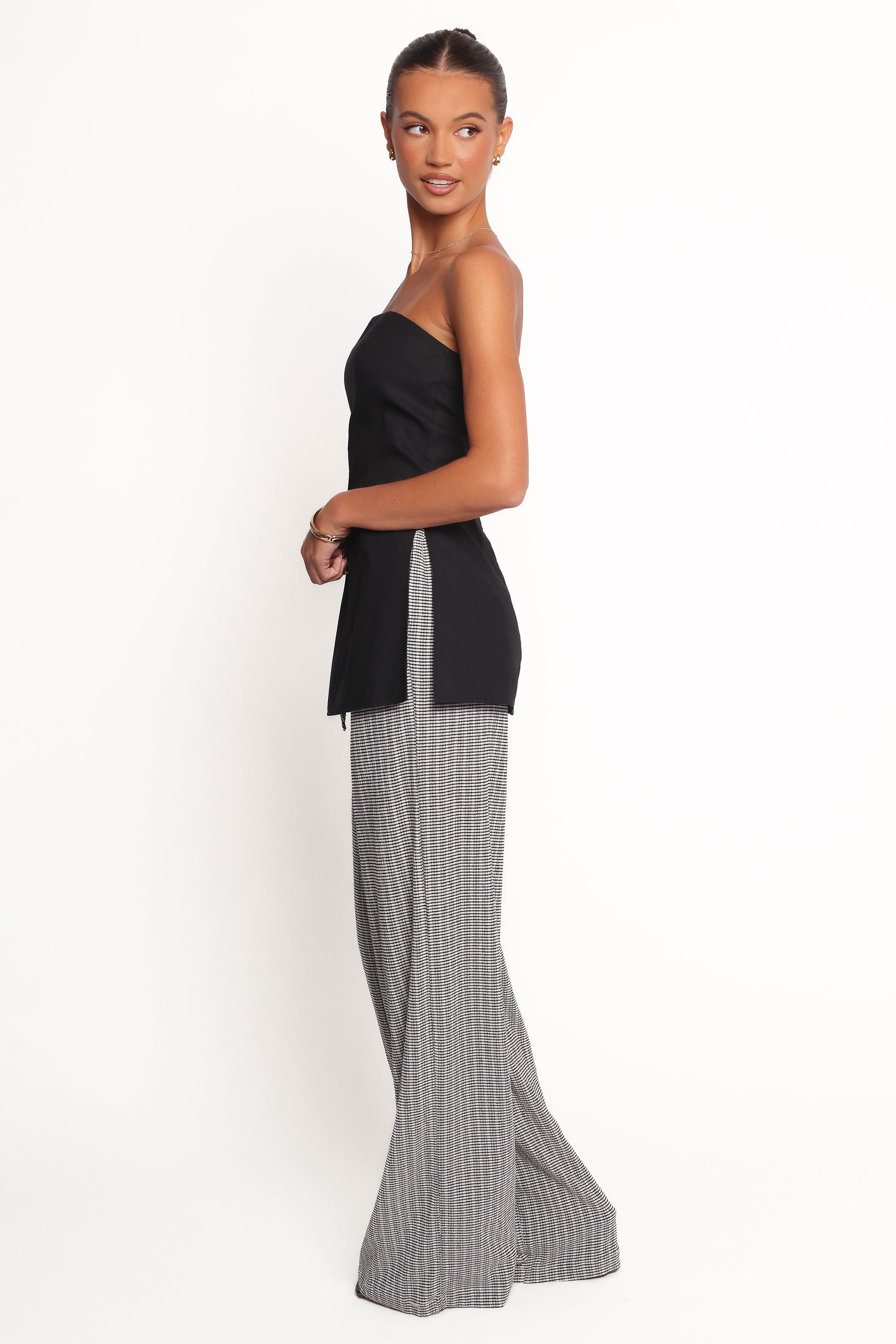 BOTTOMS Afton Pant - Black White