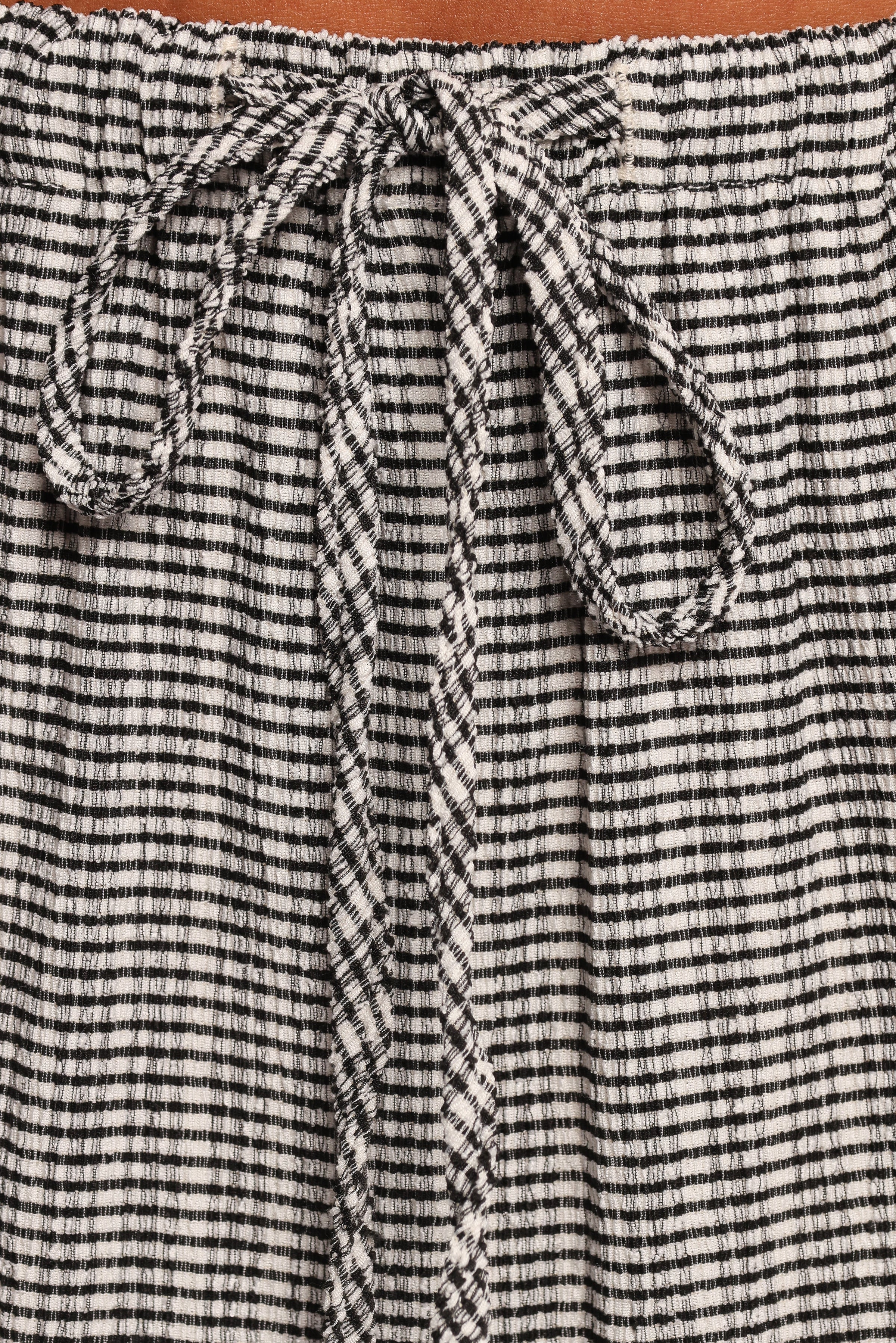 BOTTOMS Afton Pant - Black White