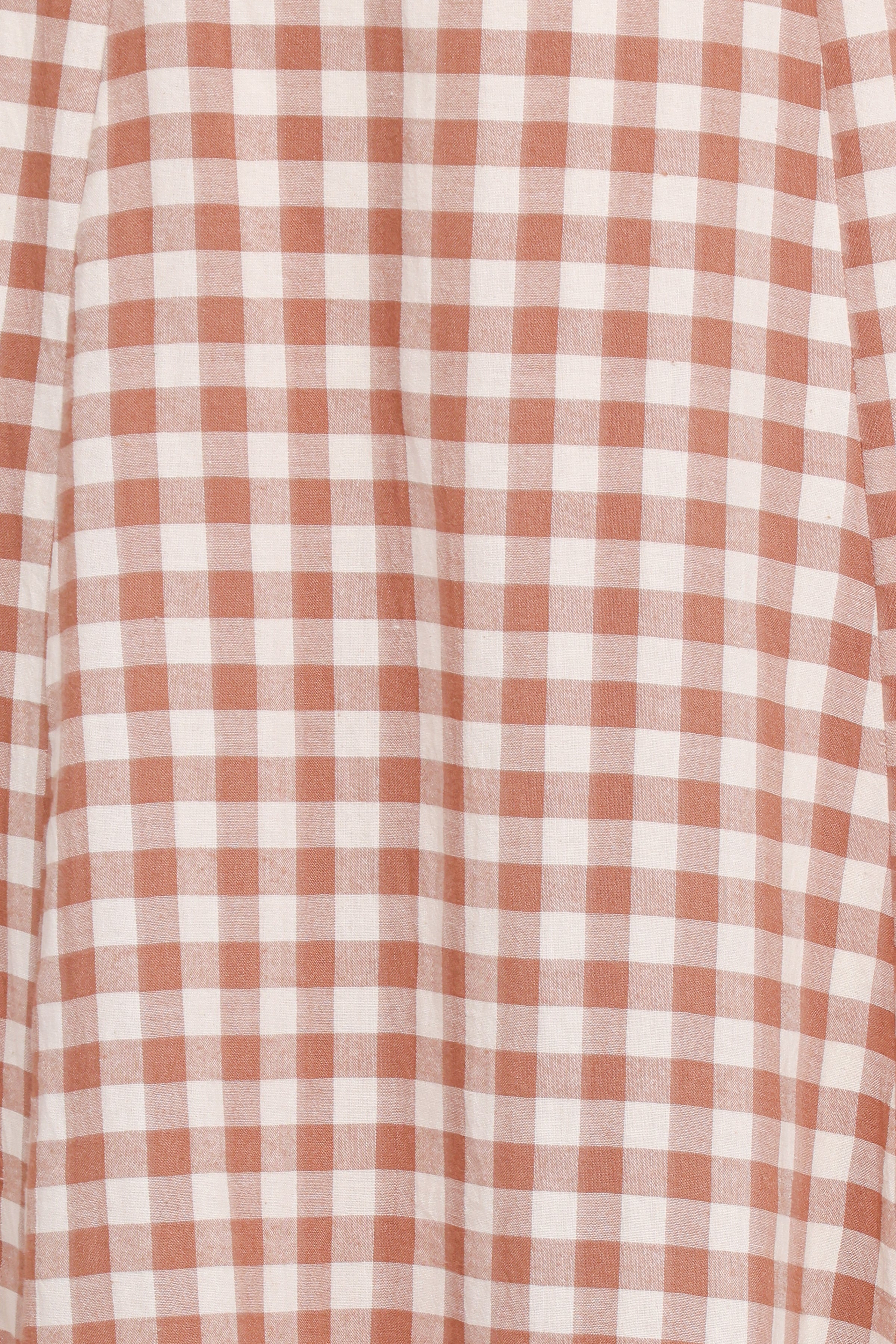 BOTTOMS Alexander Maxi Skirt - Tan Gingham