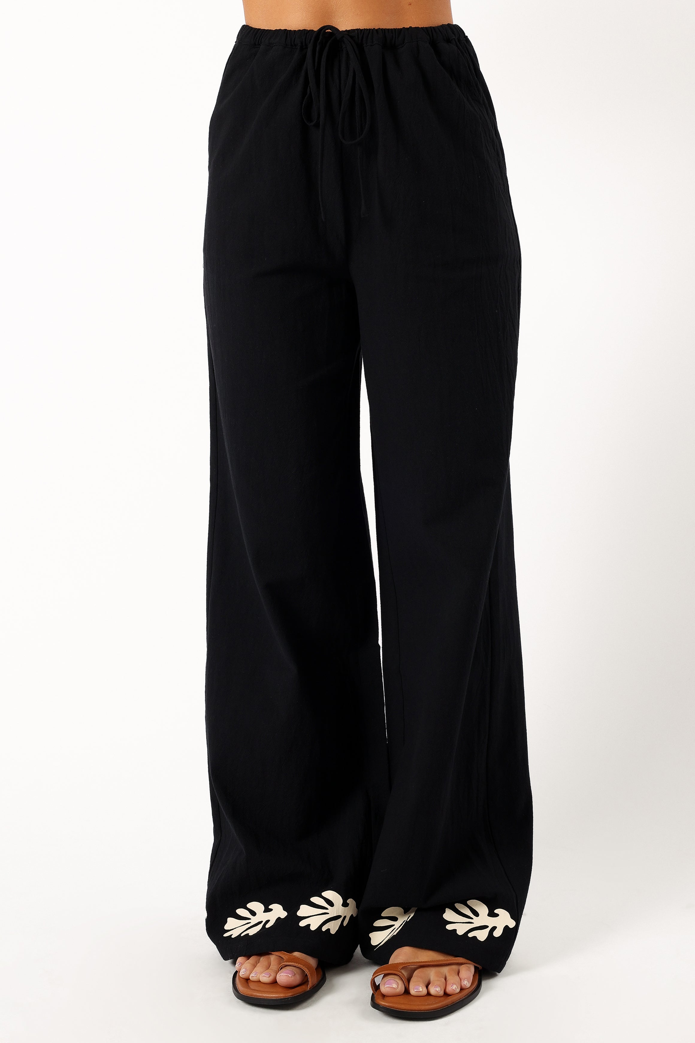 BOTTOMS @Amalia Pant - Black Sand
