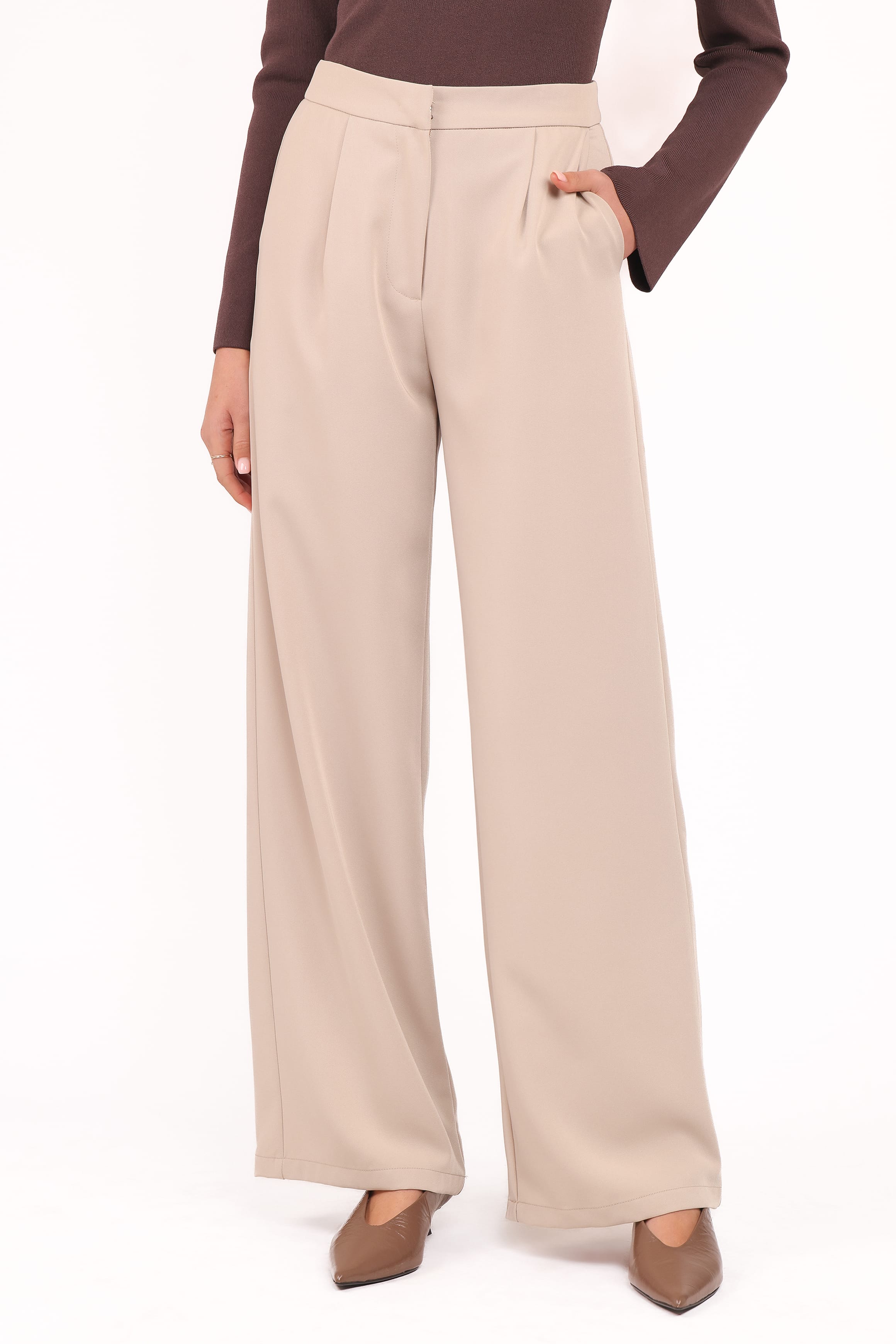 BOTTOMS Ana Pants - Beige