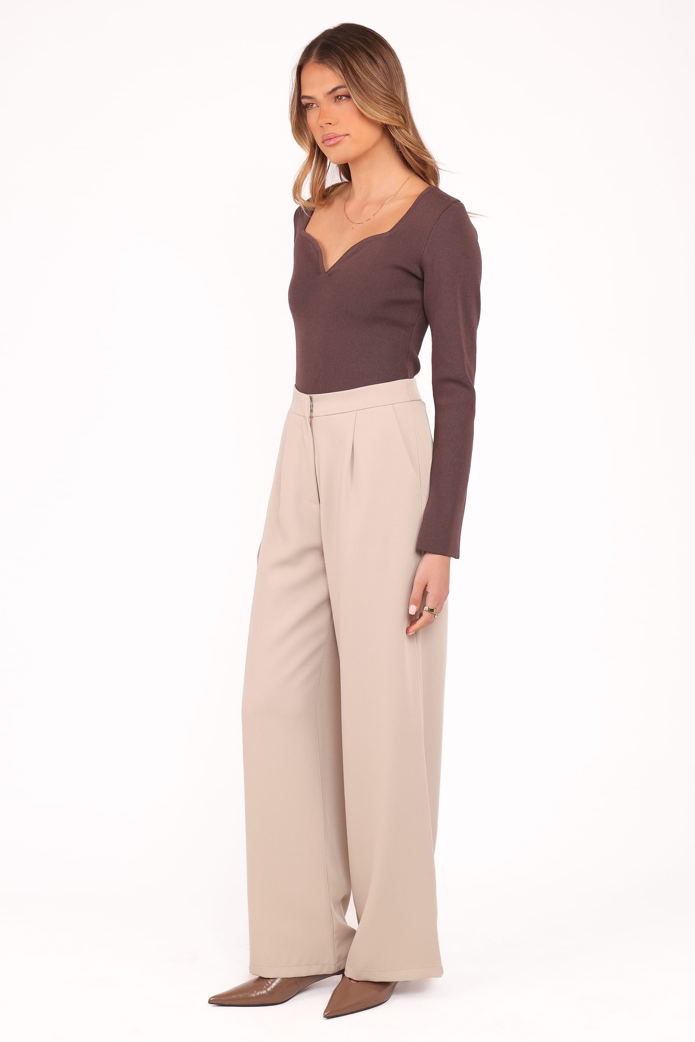 BOTTOMS Ana Pants - Beige