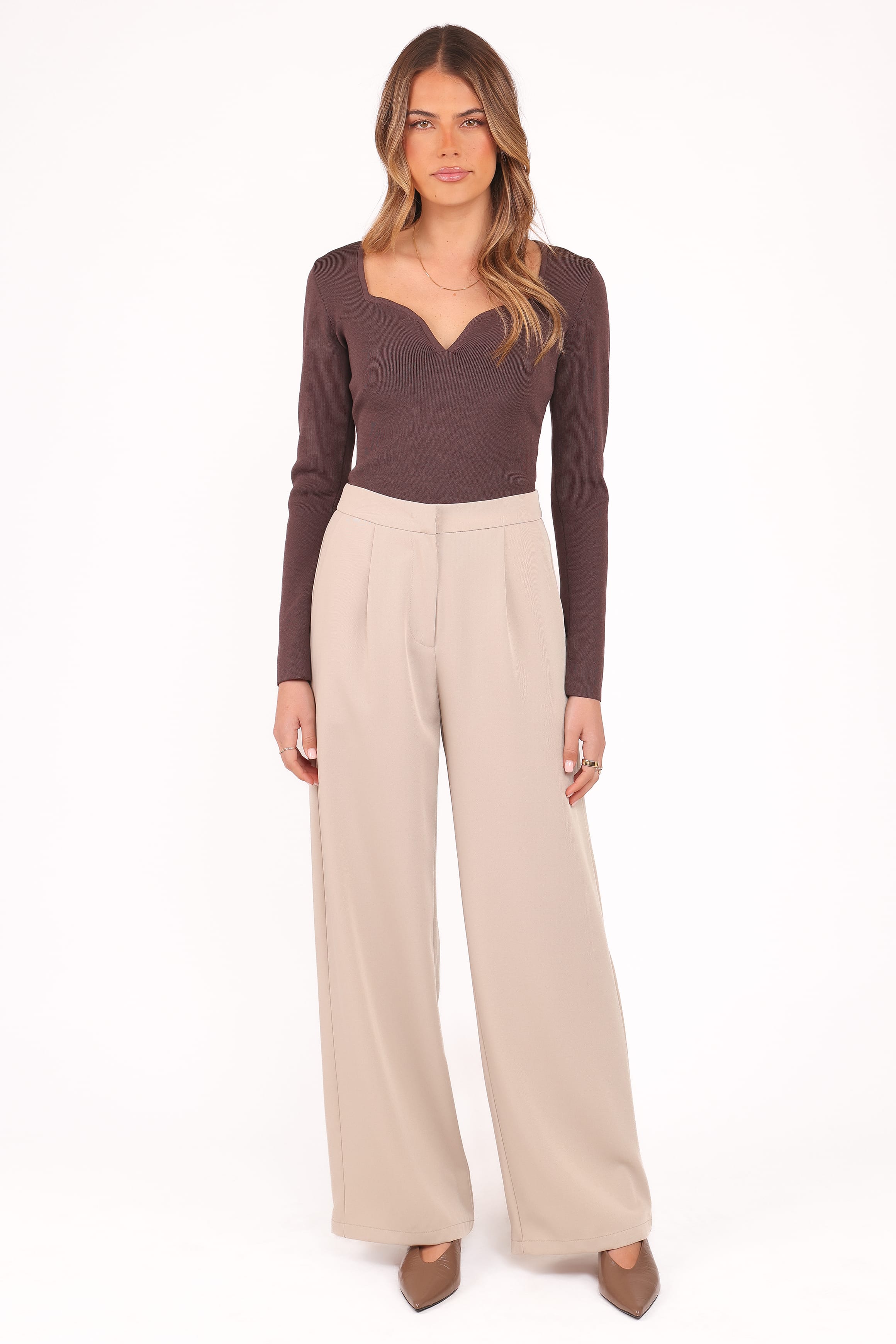 BOTTOMS Ana Pants - Beige