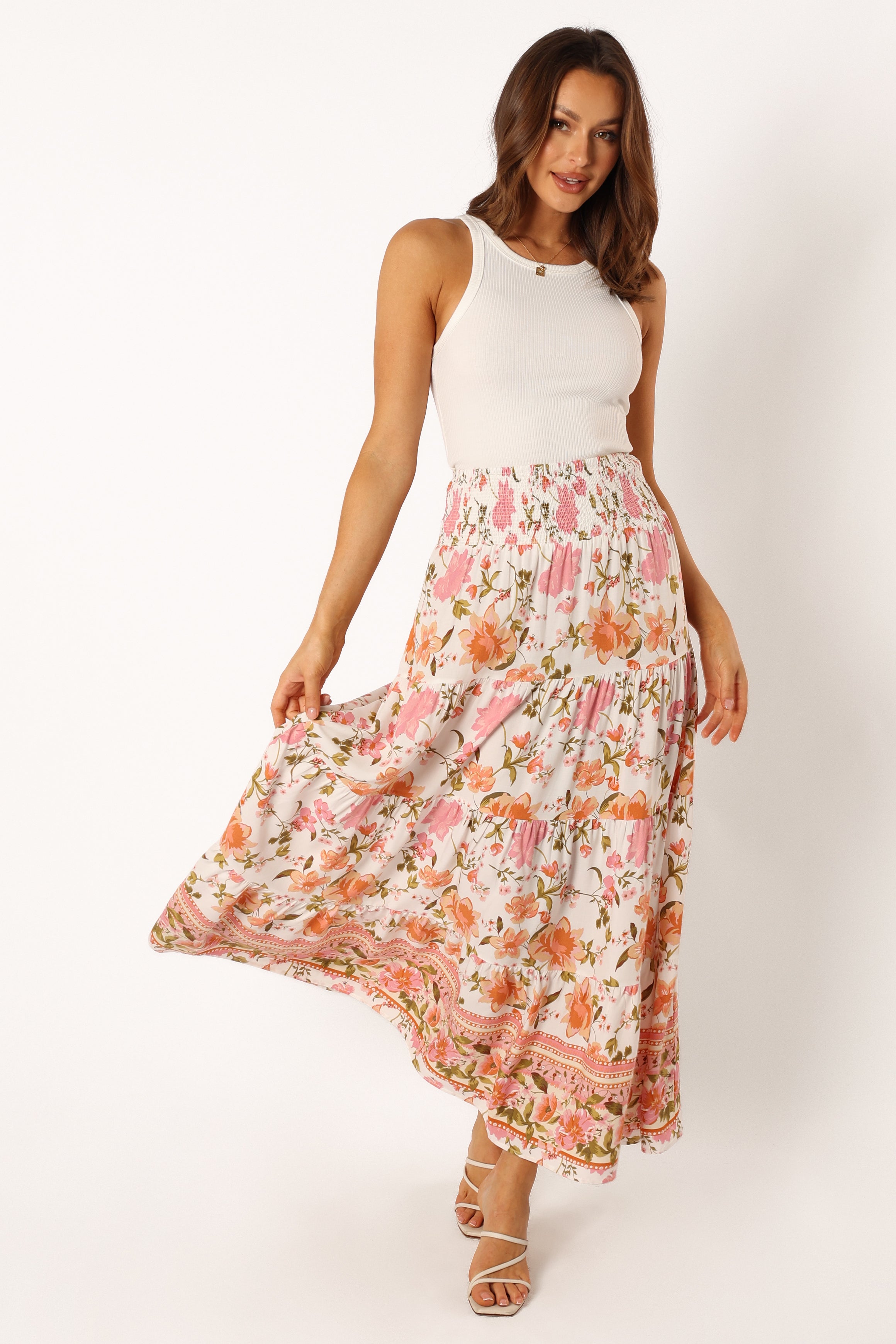 BOTTOMS @Angelica Skirt - Floral