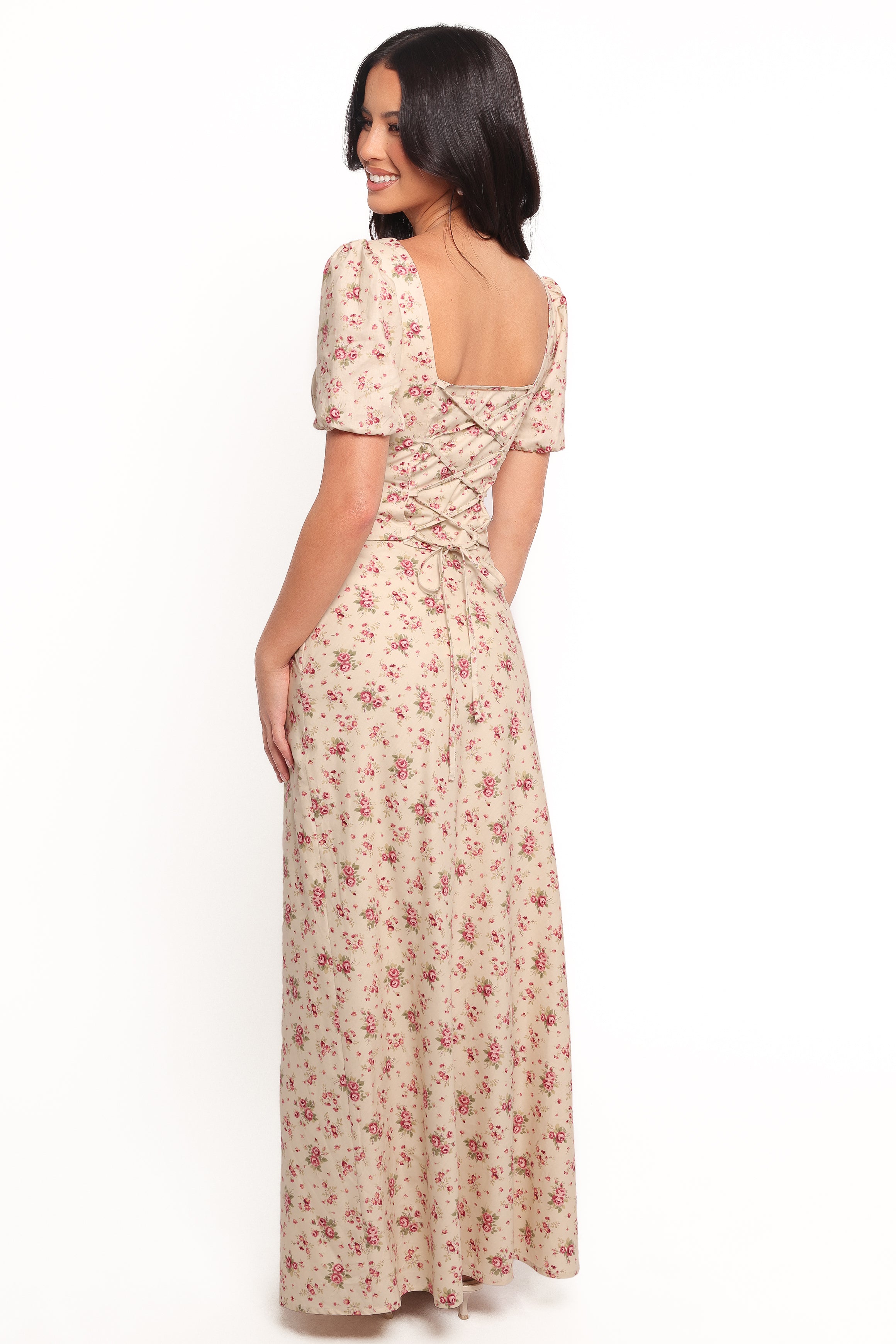 BOTTOMS Annly Maxi Skirt - Red Floral