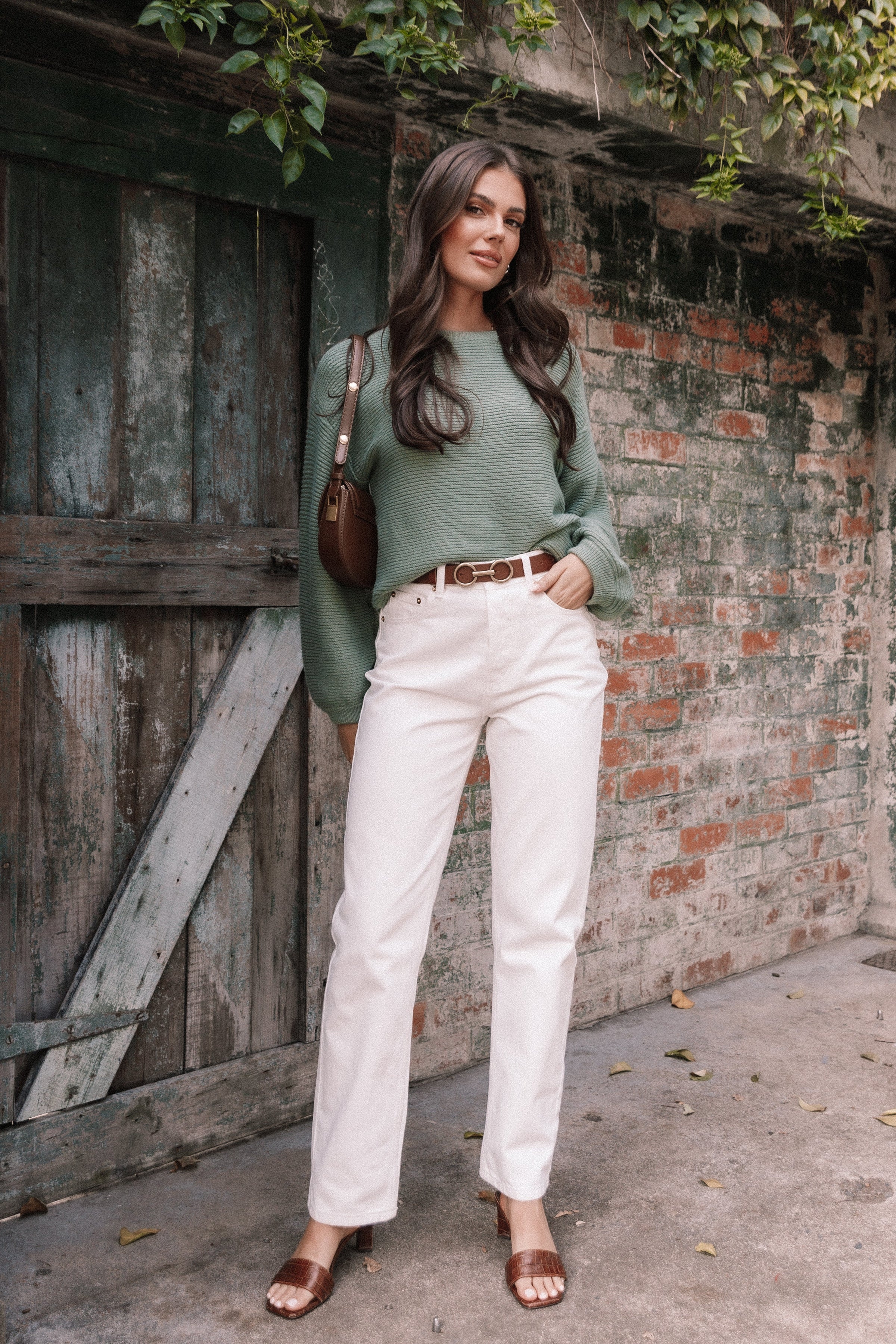 BOTTOMS ARABELLA JEANS - WHITE