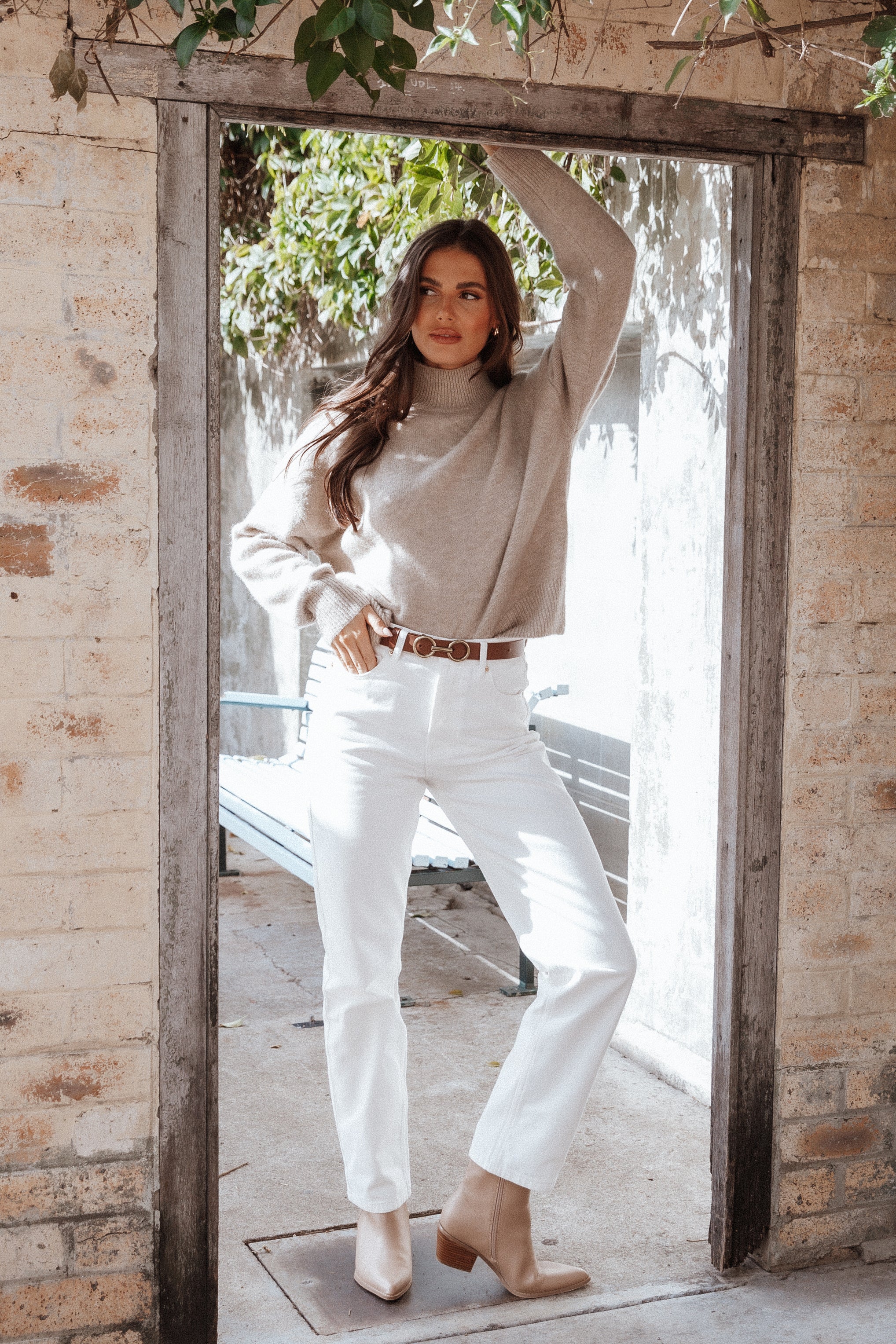BOTTOMS ARABELLA JEANS - WHITE