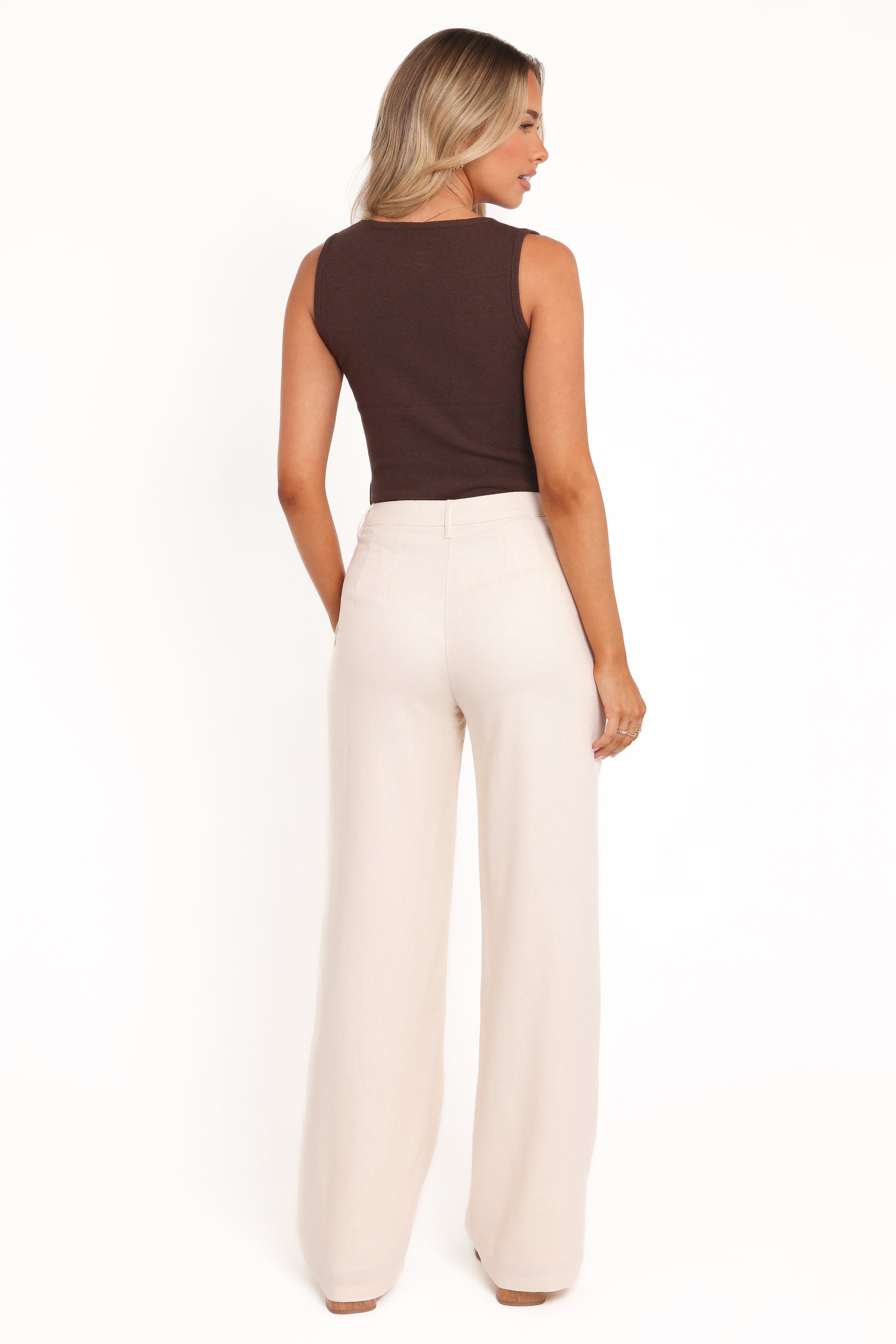 BOTTOMS Archer Linen Pants - Cream