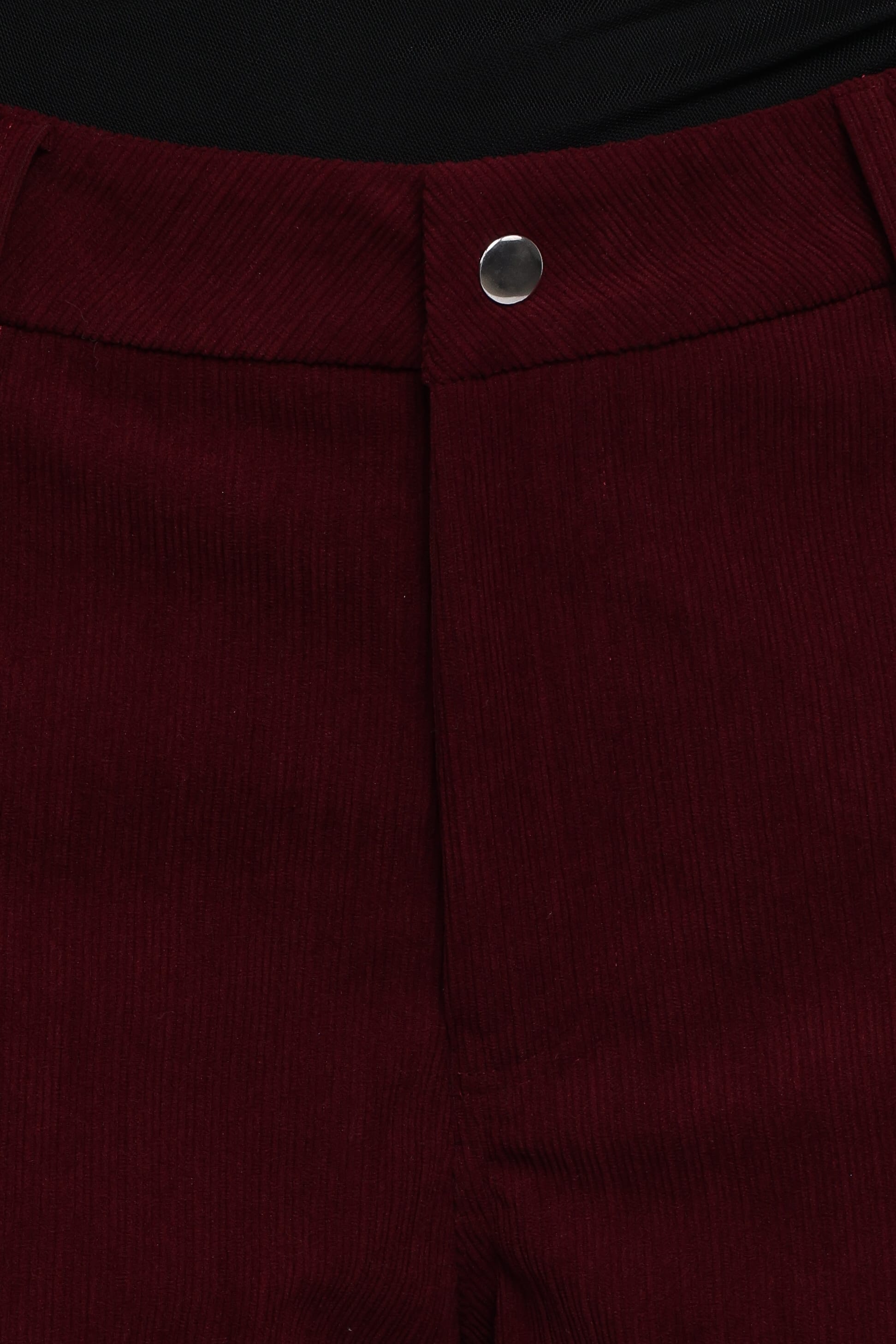 BOTTOMS Barrett Corduroy Pant - Berry