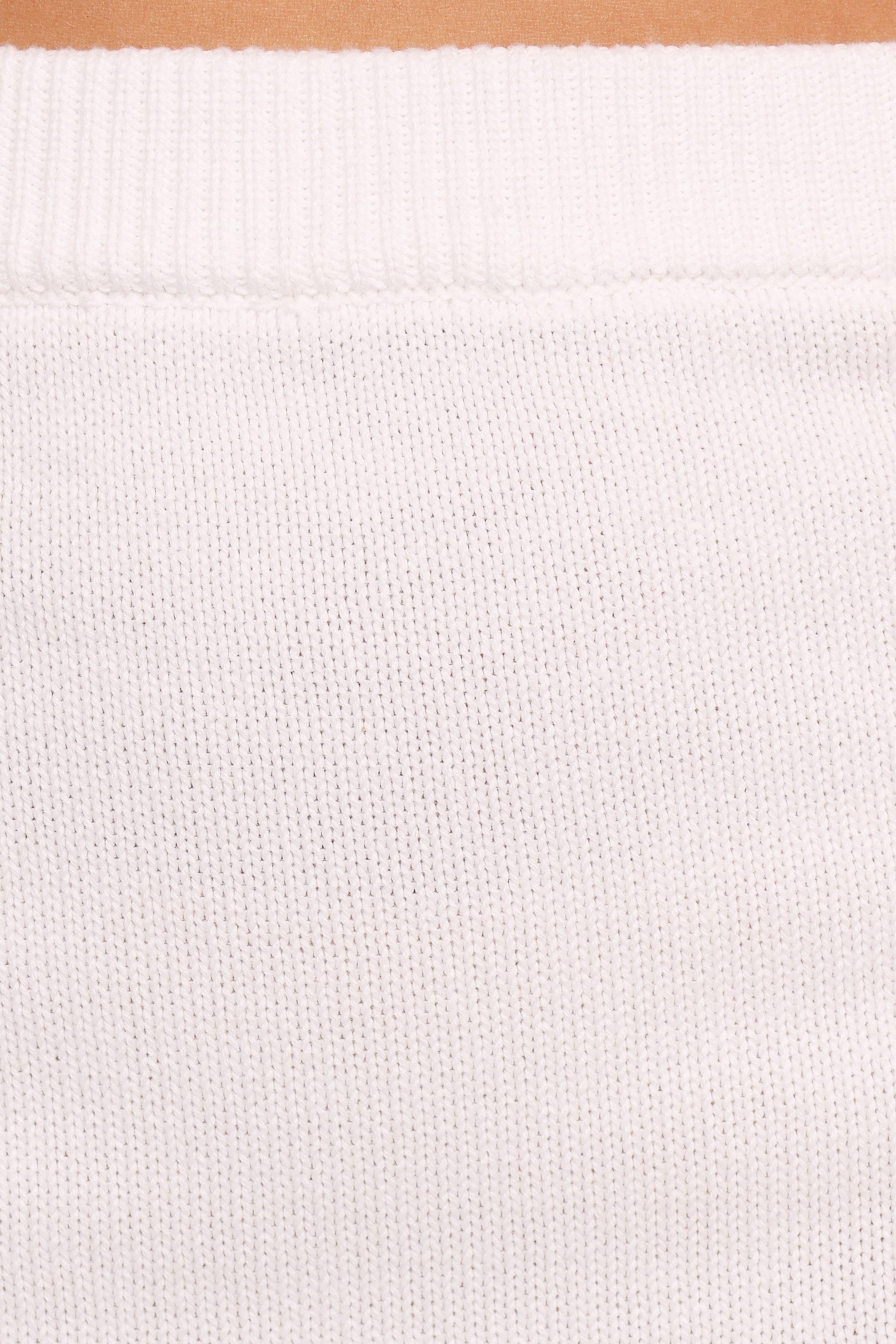 BOTTOMS Bella Knit Mini Skirt - White