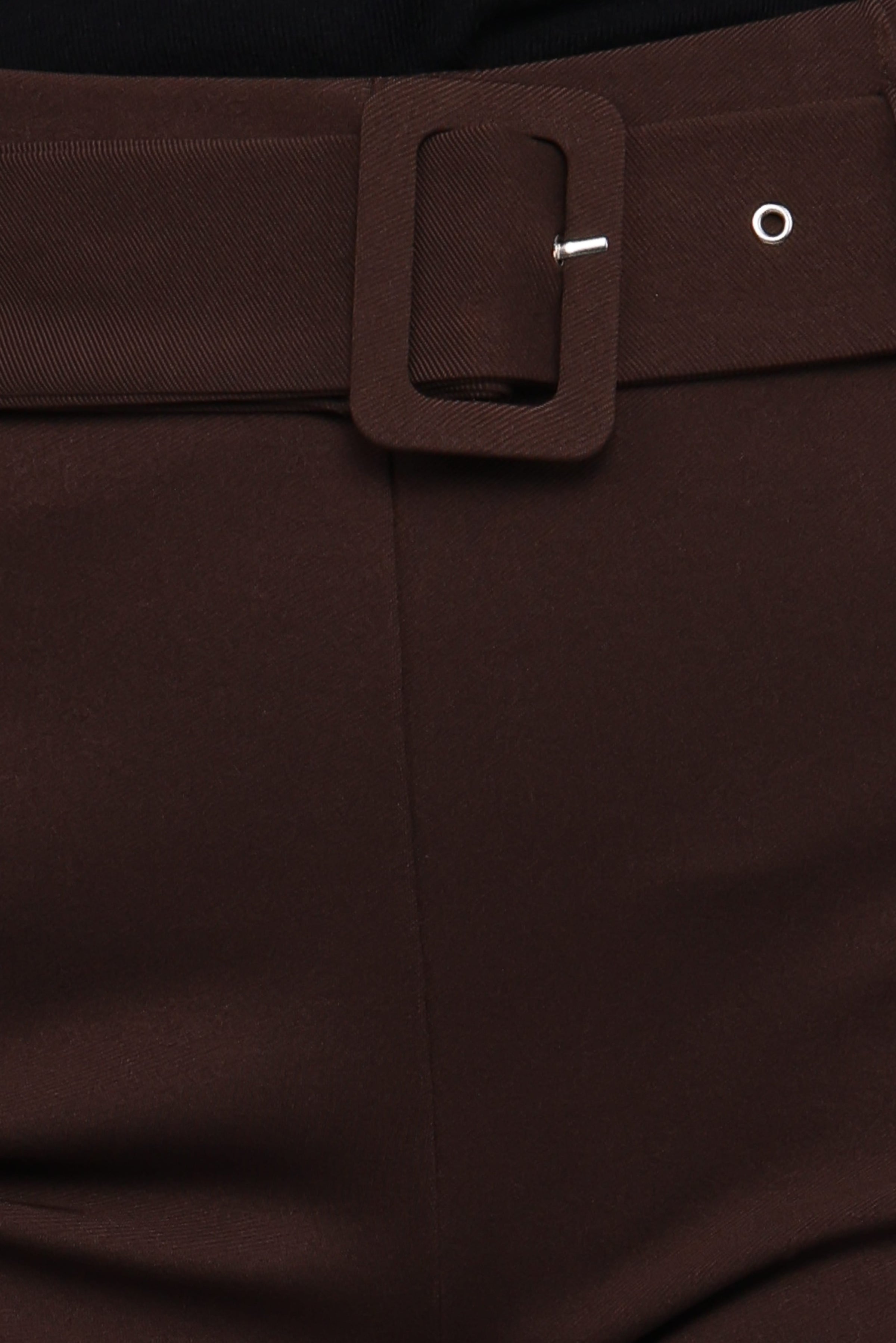 BOTTOMS Benton Belted Pant - Brown