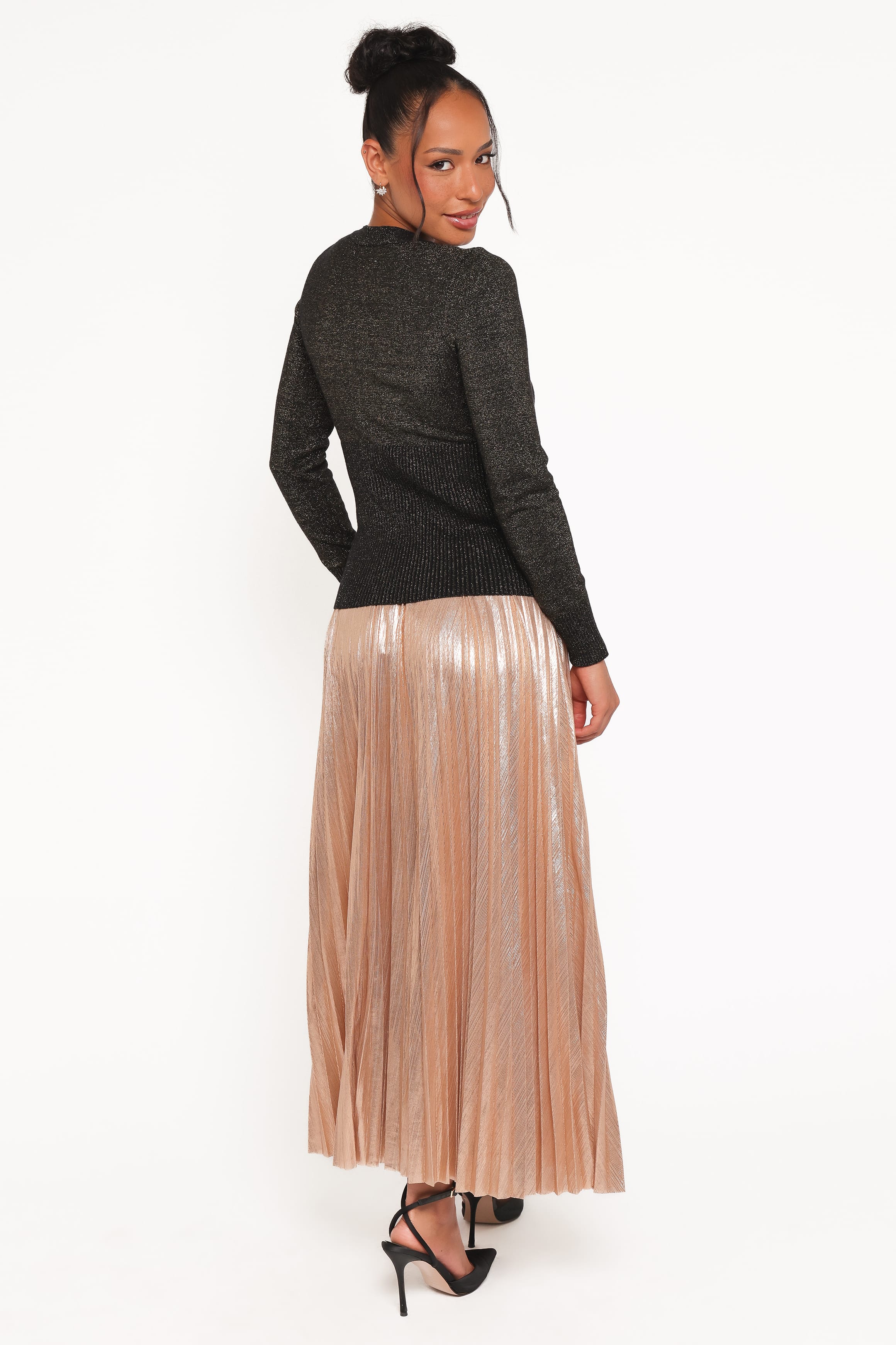 BOTTOMS Bethy Maxi Skirt - Gold