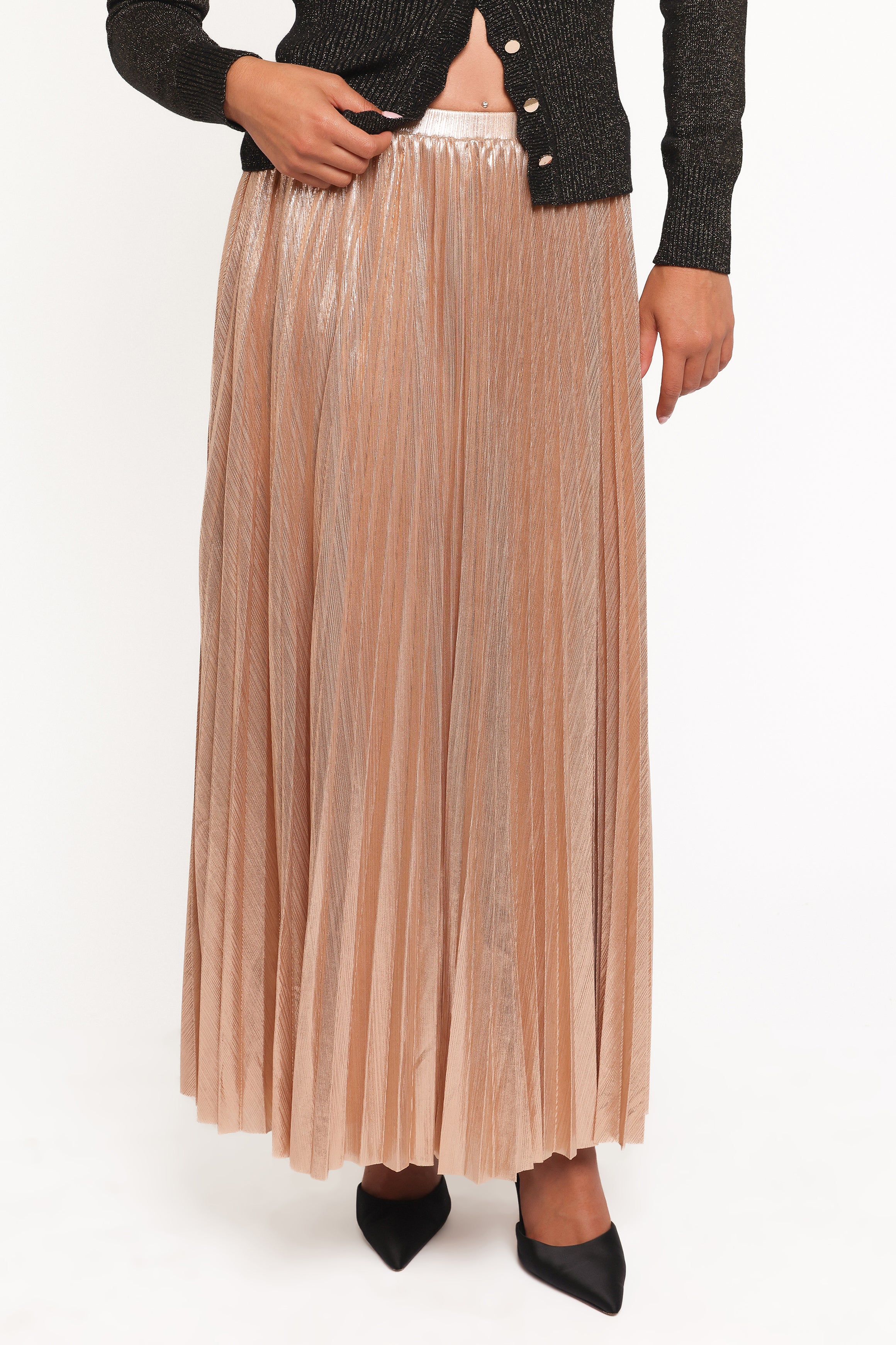 BOTTOMS Bethy Maxi Skirt - Gold