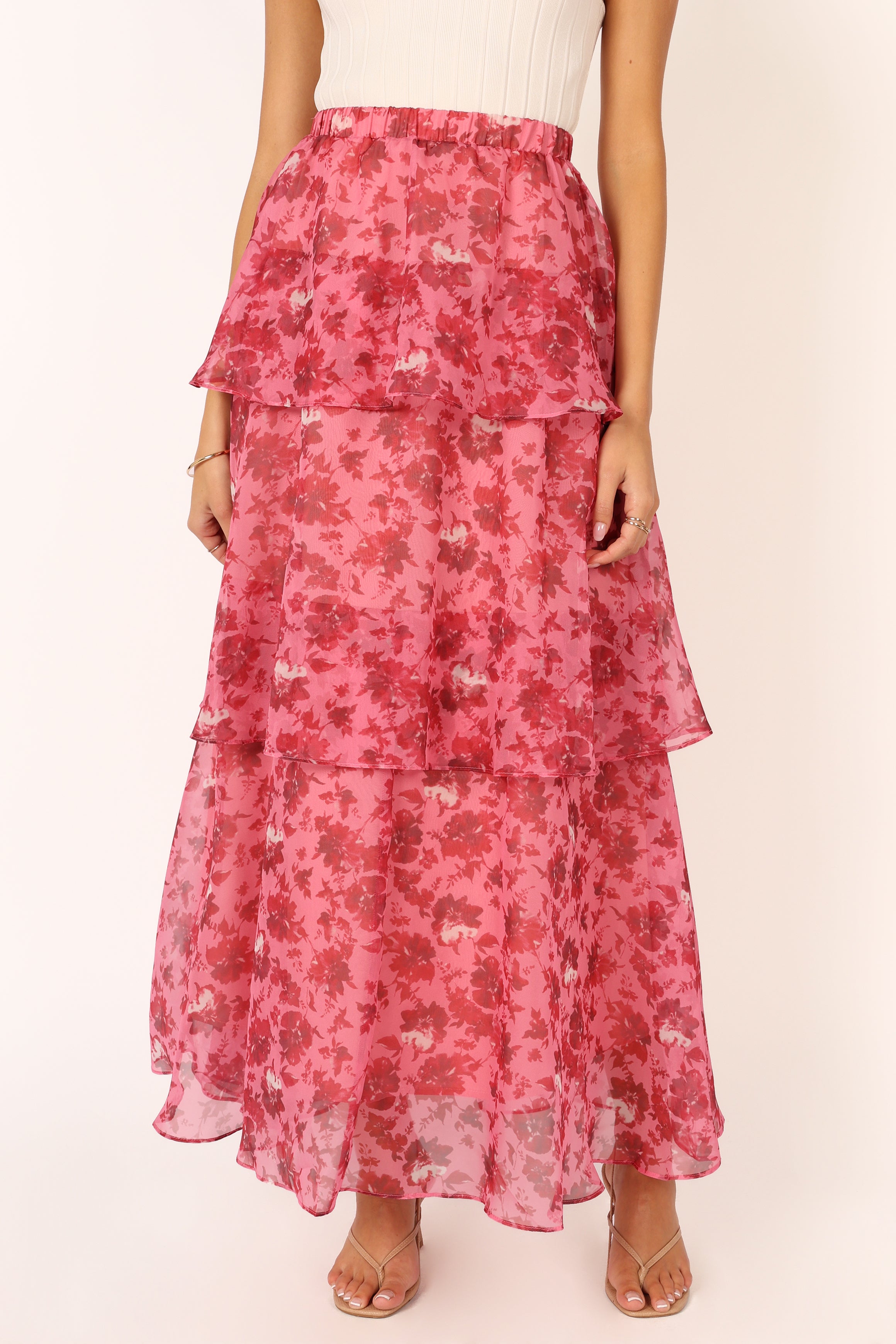 BOTTOMS @Blaise Frill Skirt - Pink