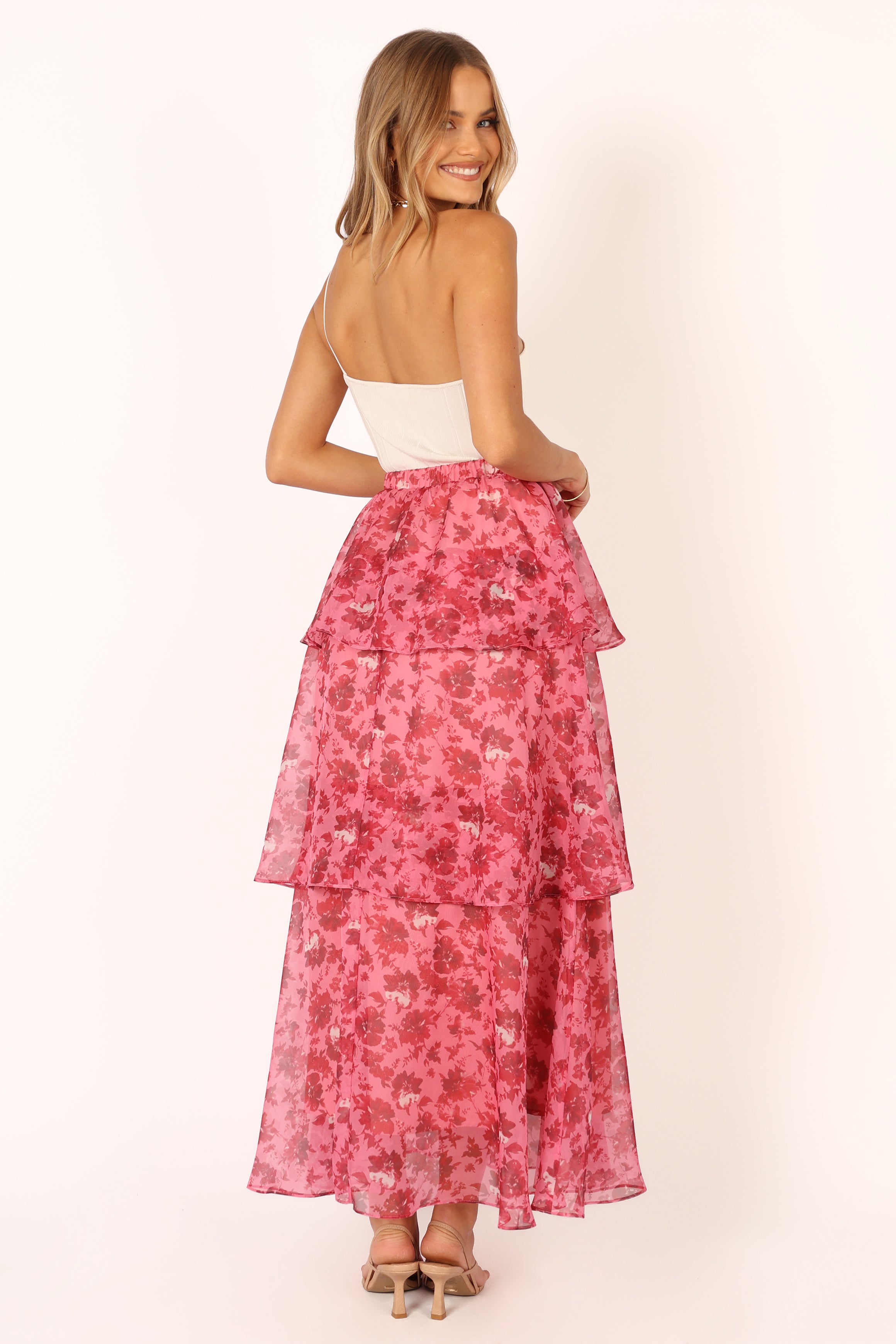 BOTTOMS @Blaise Frill Skirt - Pink