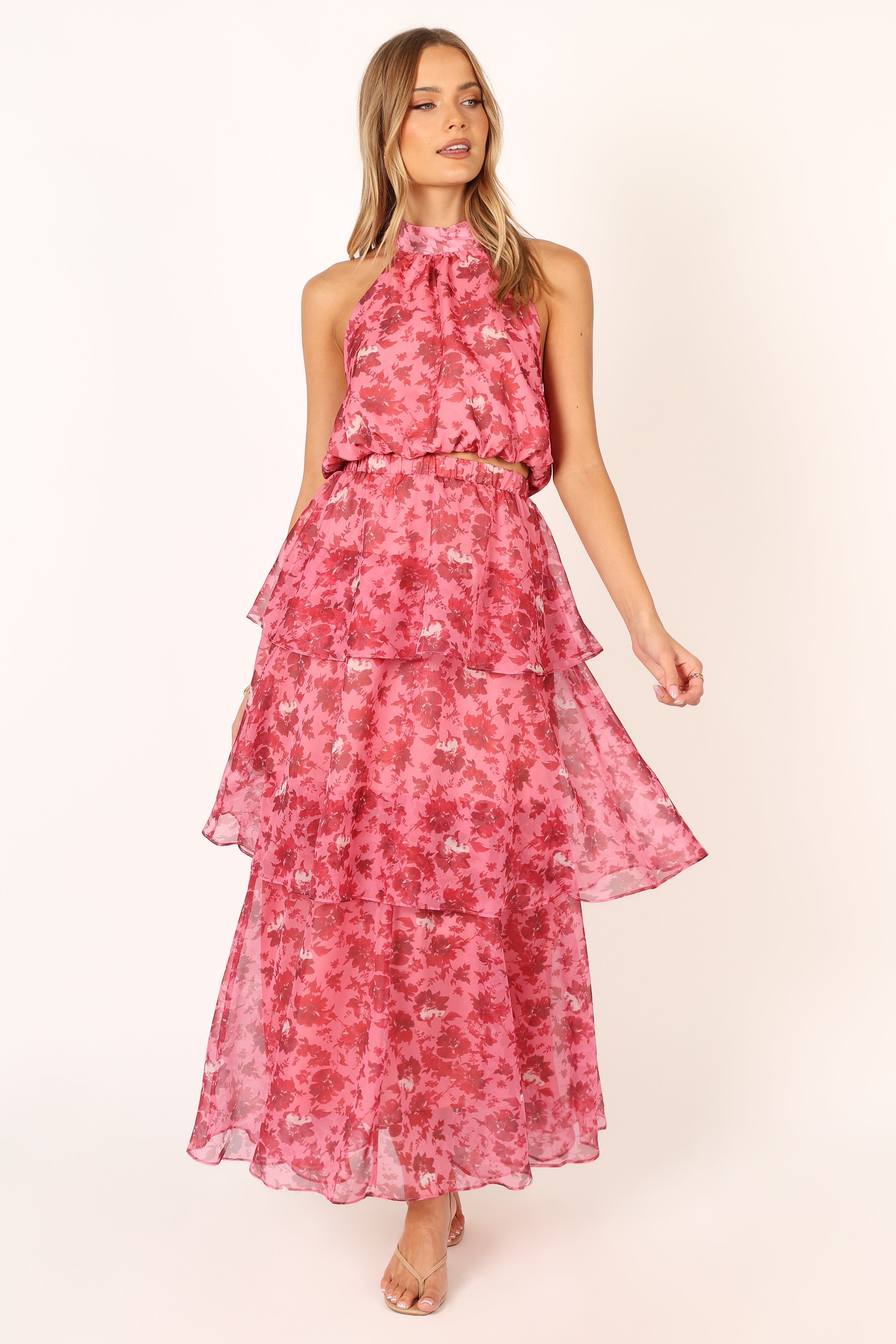 BOTTOMS @Blaise Frill Skirt - Pink