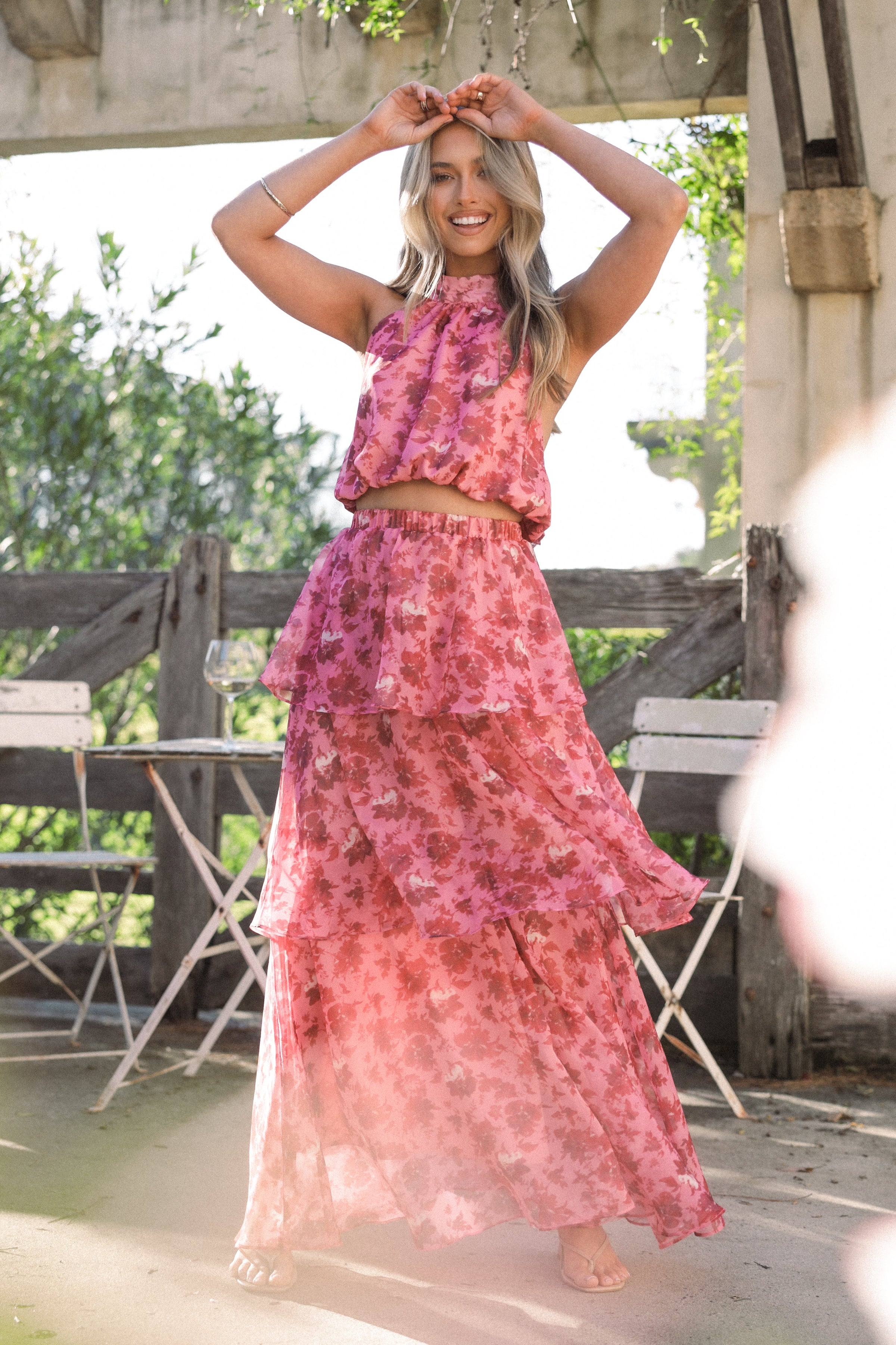 BOTTOMS Blaise Frill Skirt - Pink