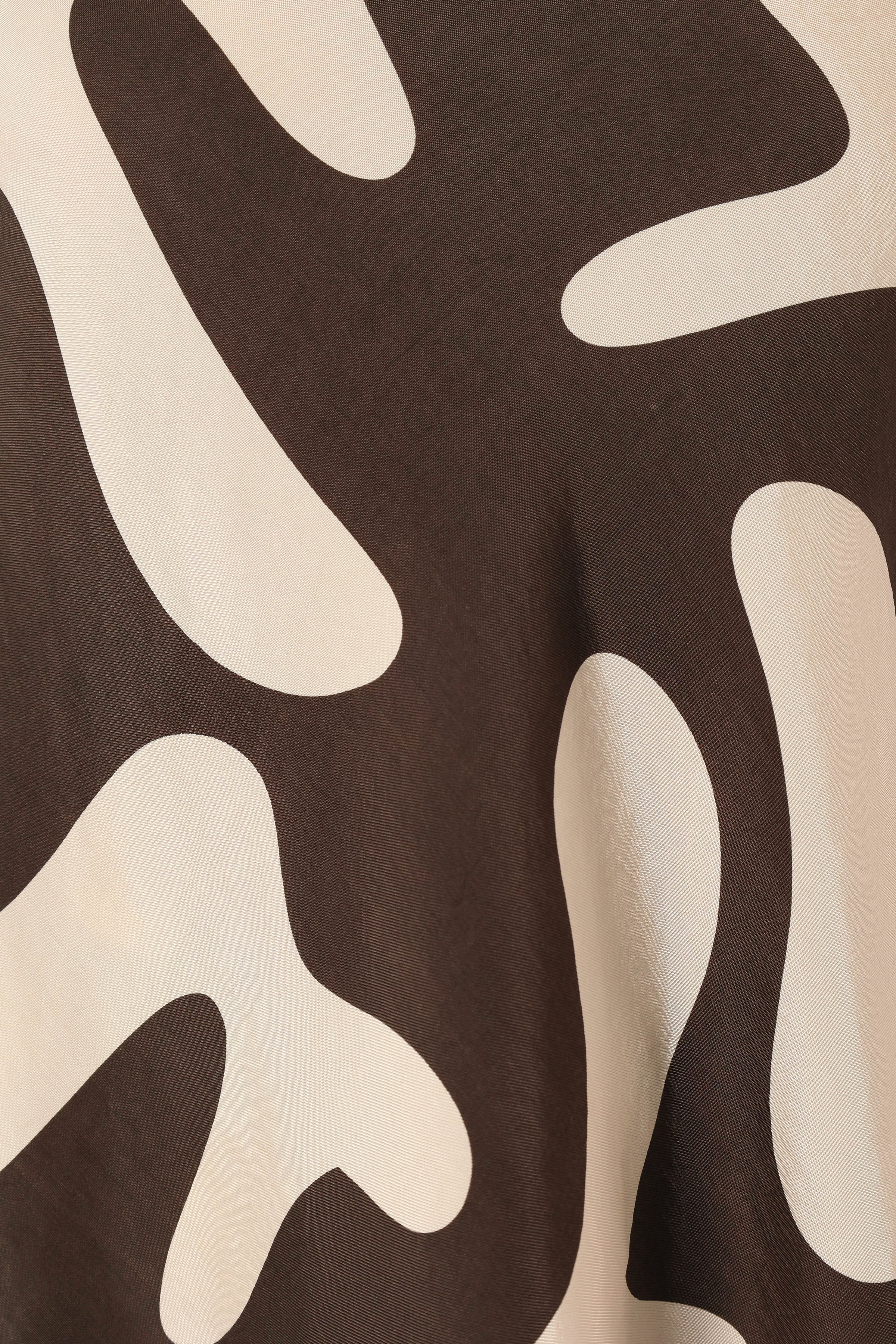 BOTTOMS @Bowie Cupro Maxi Skirt - Brown Beige