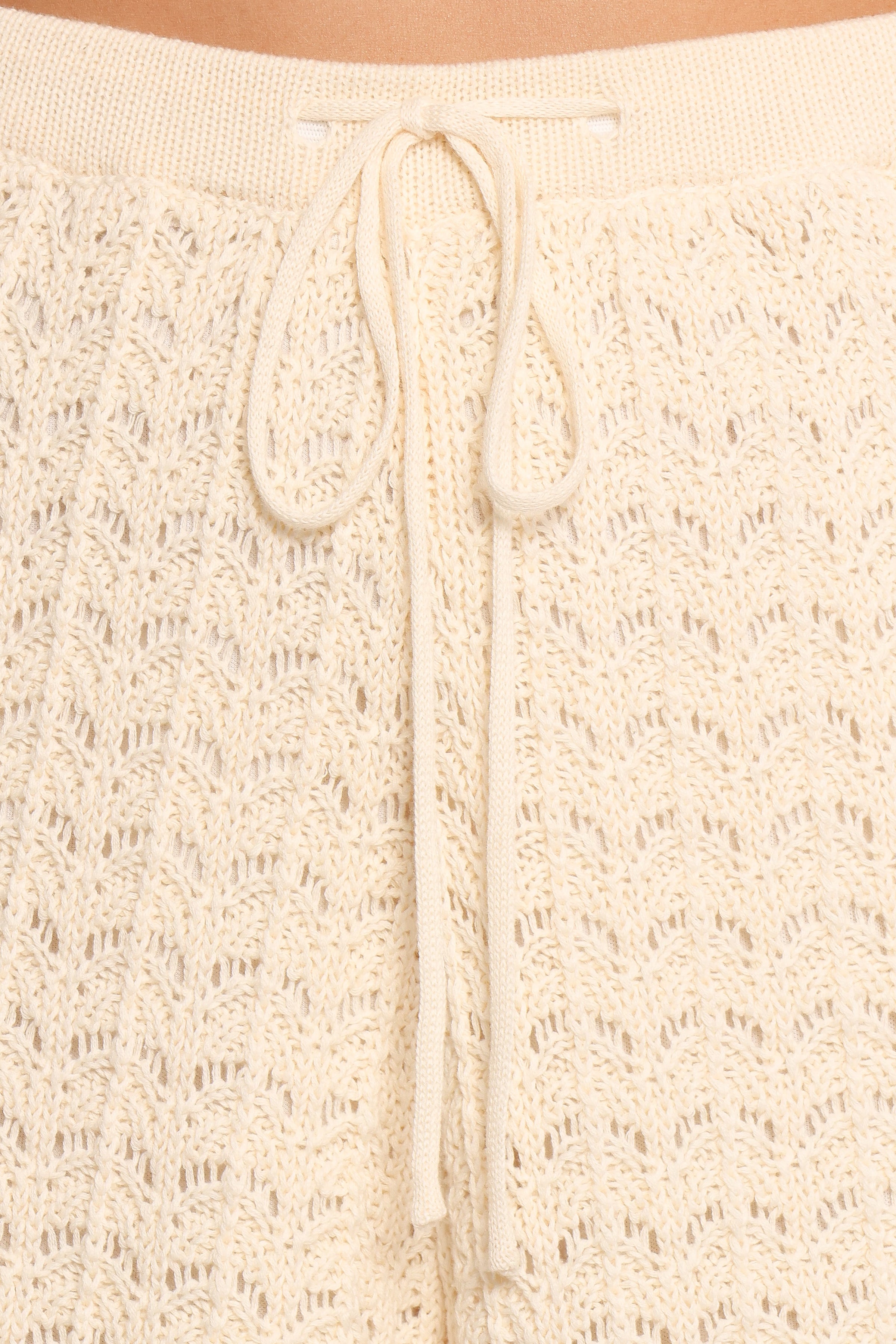 BOTTOMS Briar Knit Shorts - Cream