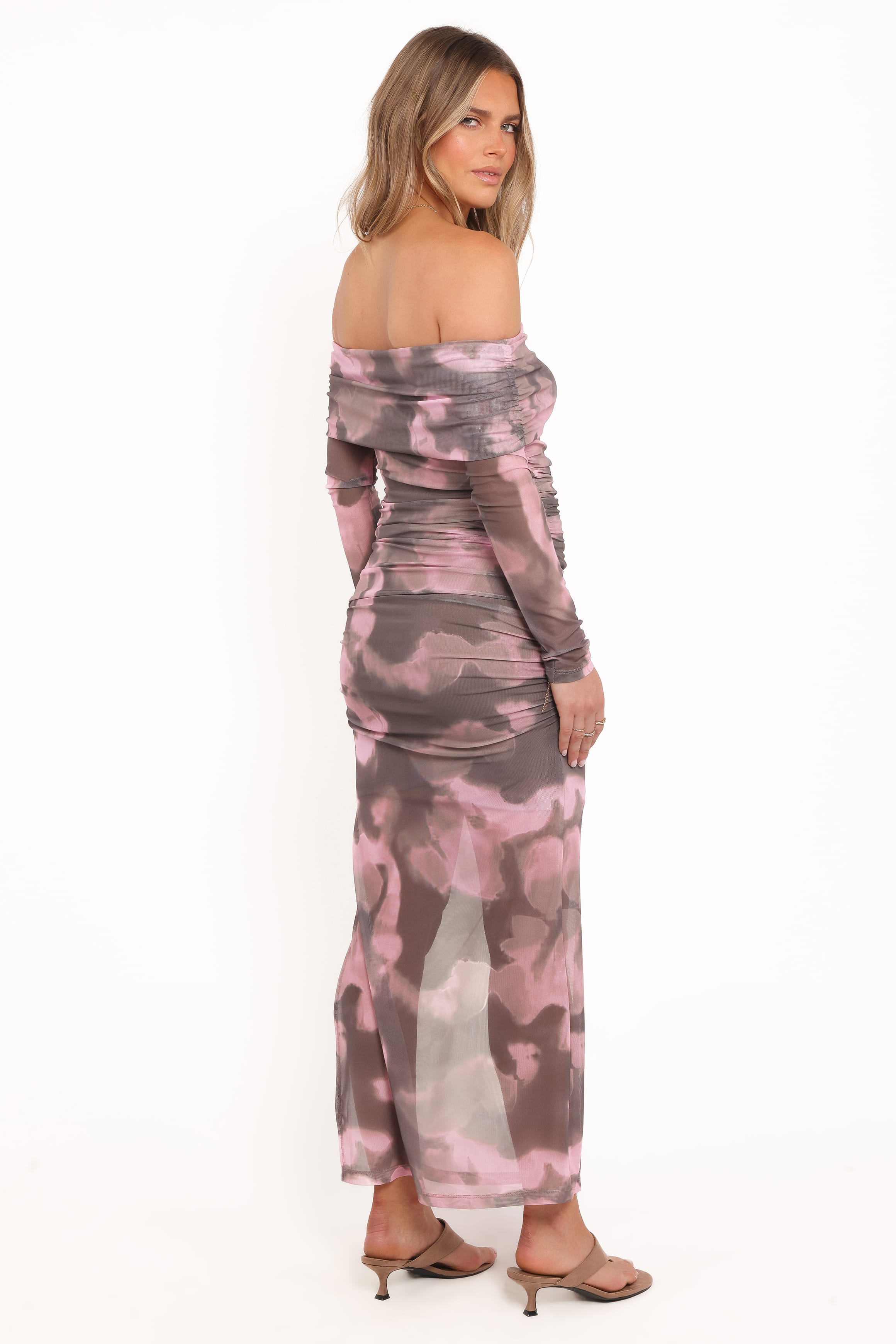 BOTTOMS Caelira Skirt - Pink/Brown Print