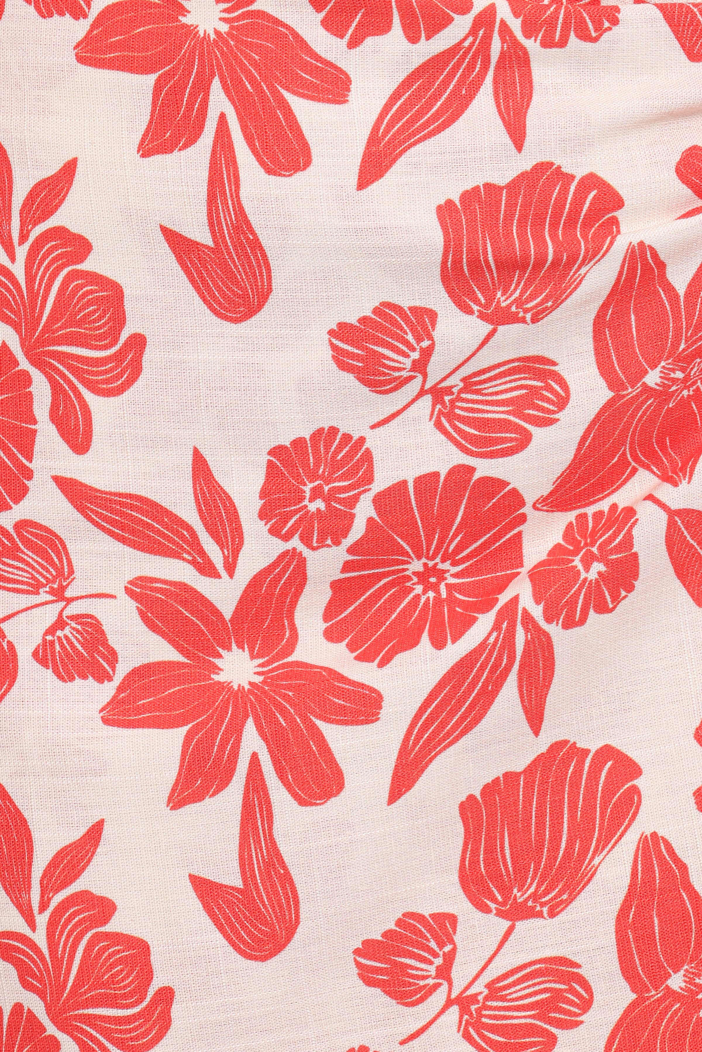 BOTTOMS Calypso Wrap Mini Skirt - Red Floral