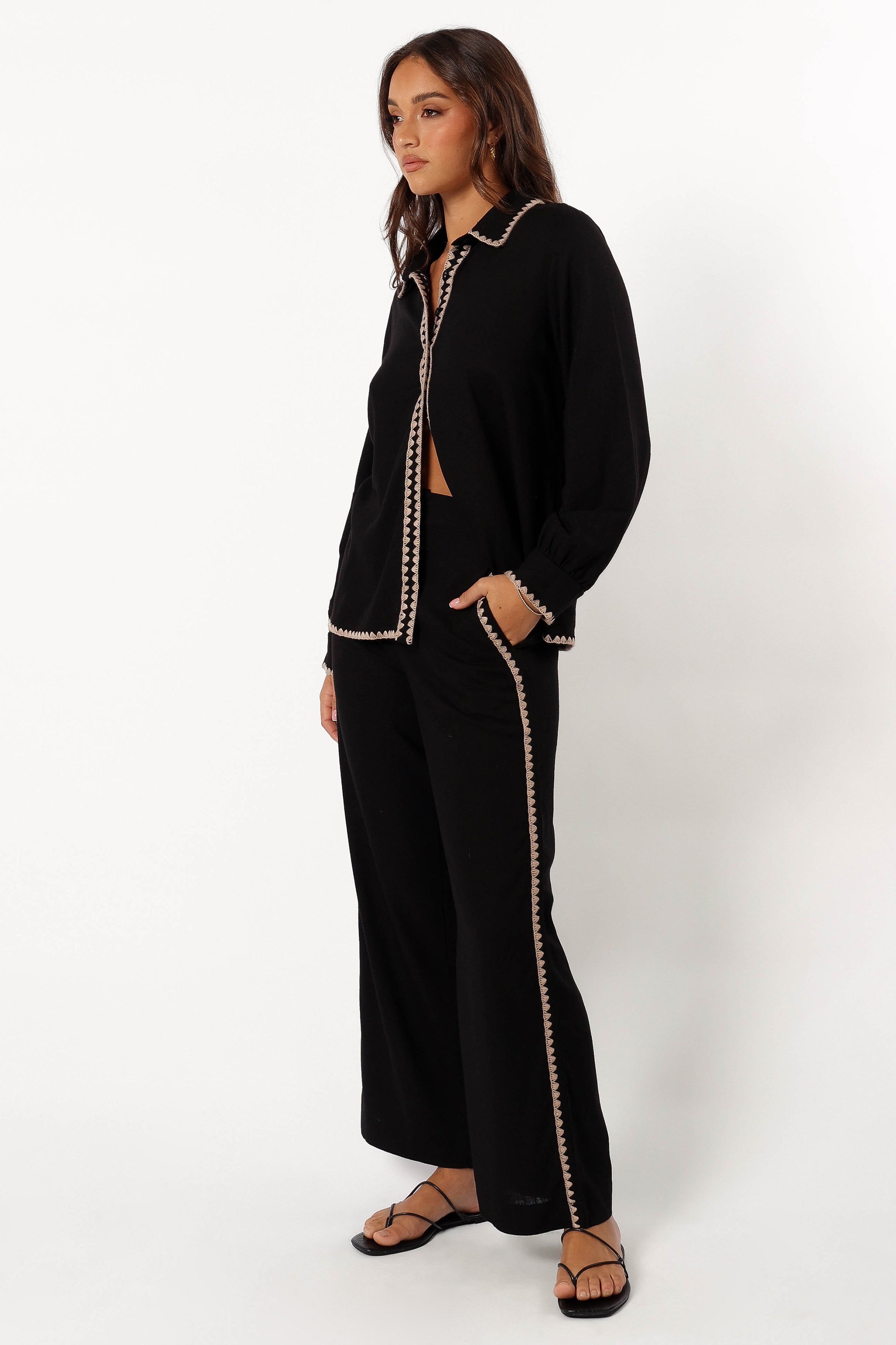 BOTTOMS @Calyse Pants - Black