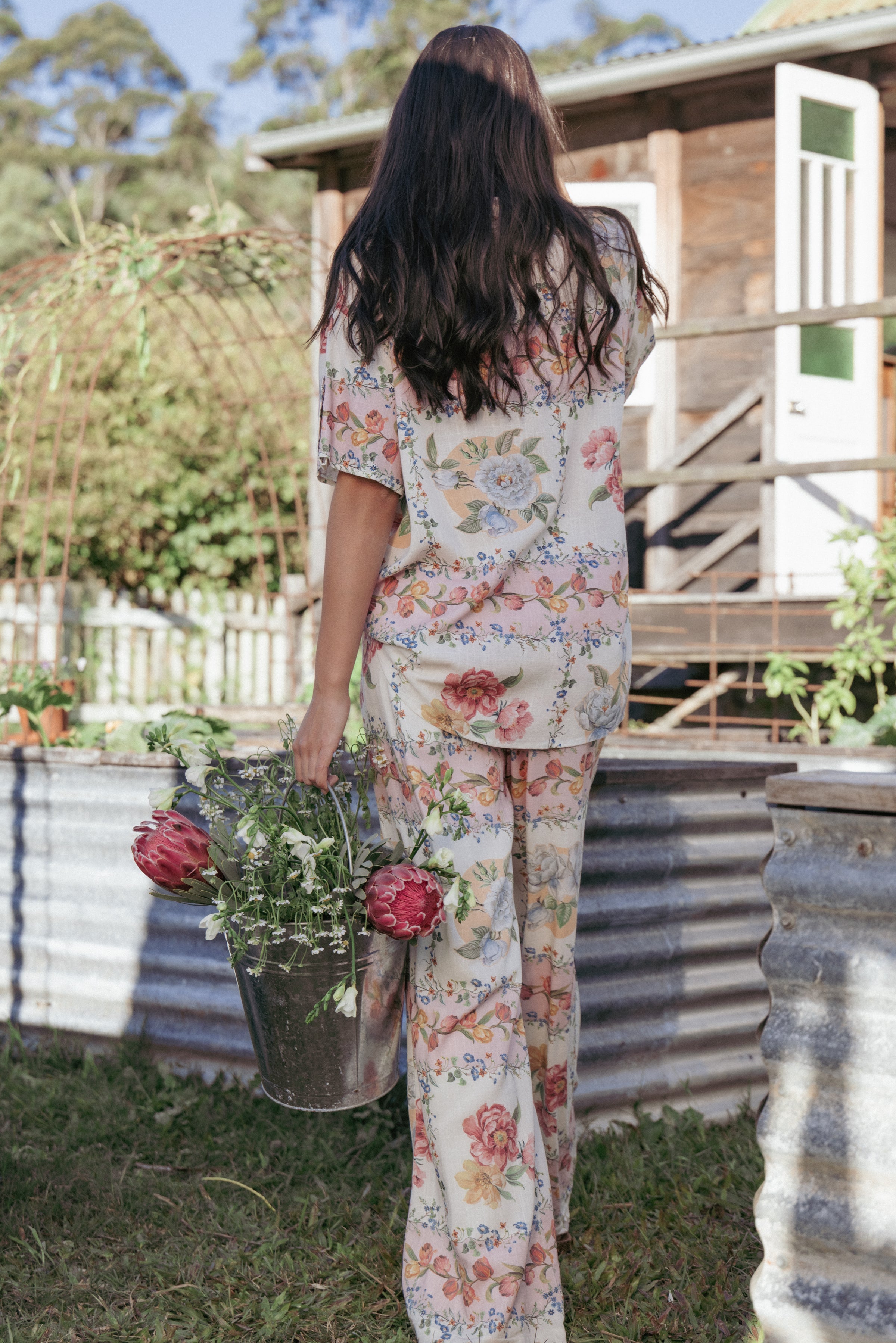 BOTTOMS Cascais Pants - Rose Tile
