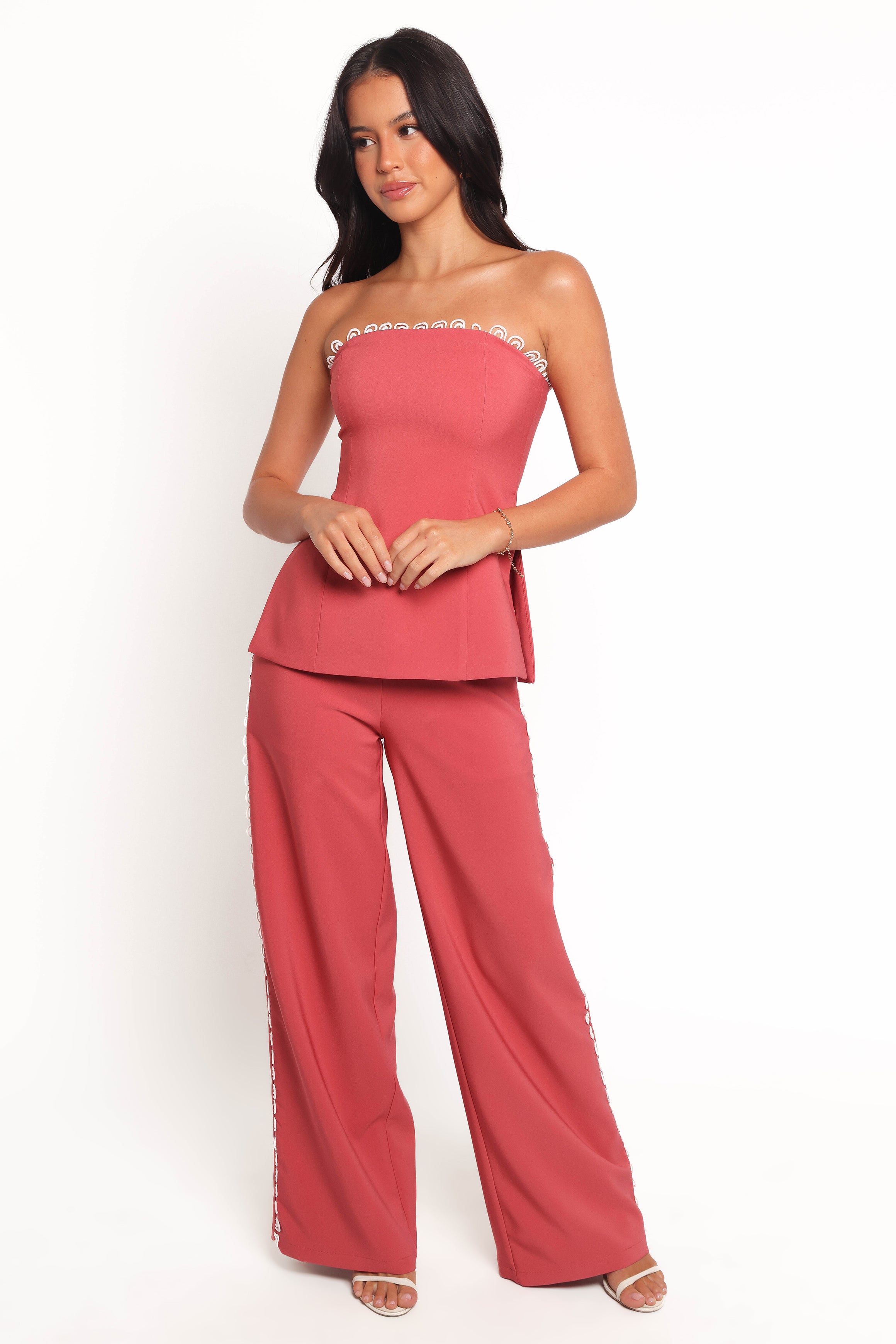 BOTTOMS Cayla Pant - Brick Red
