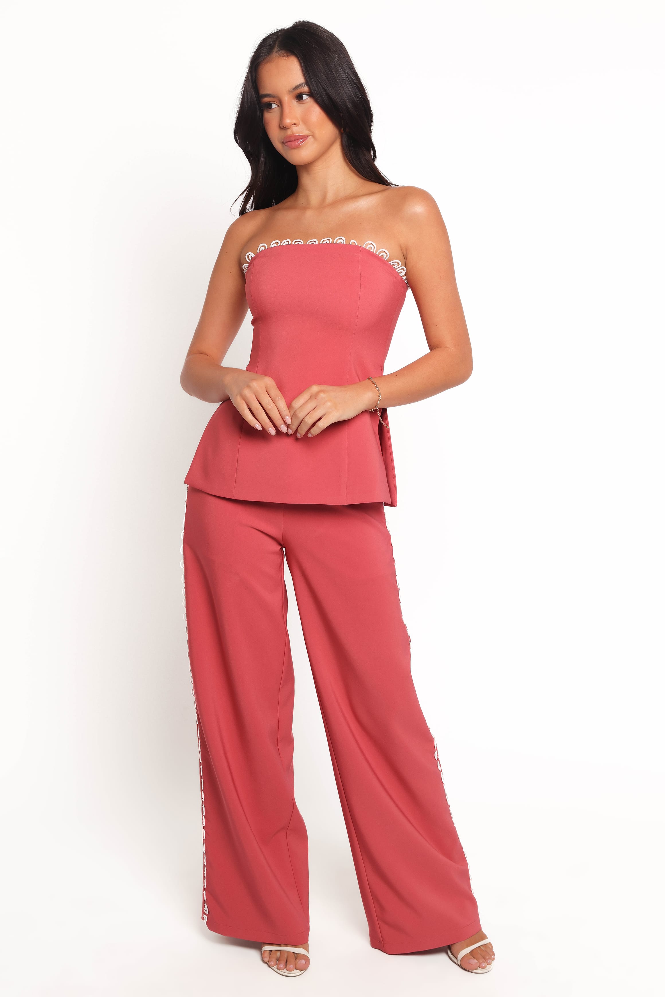 BOTTOMS Cayla Pant - Brick Red