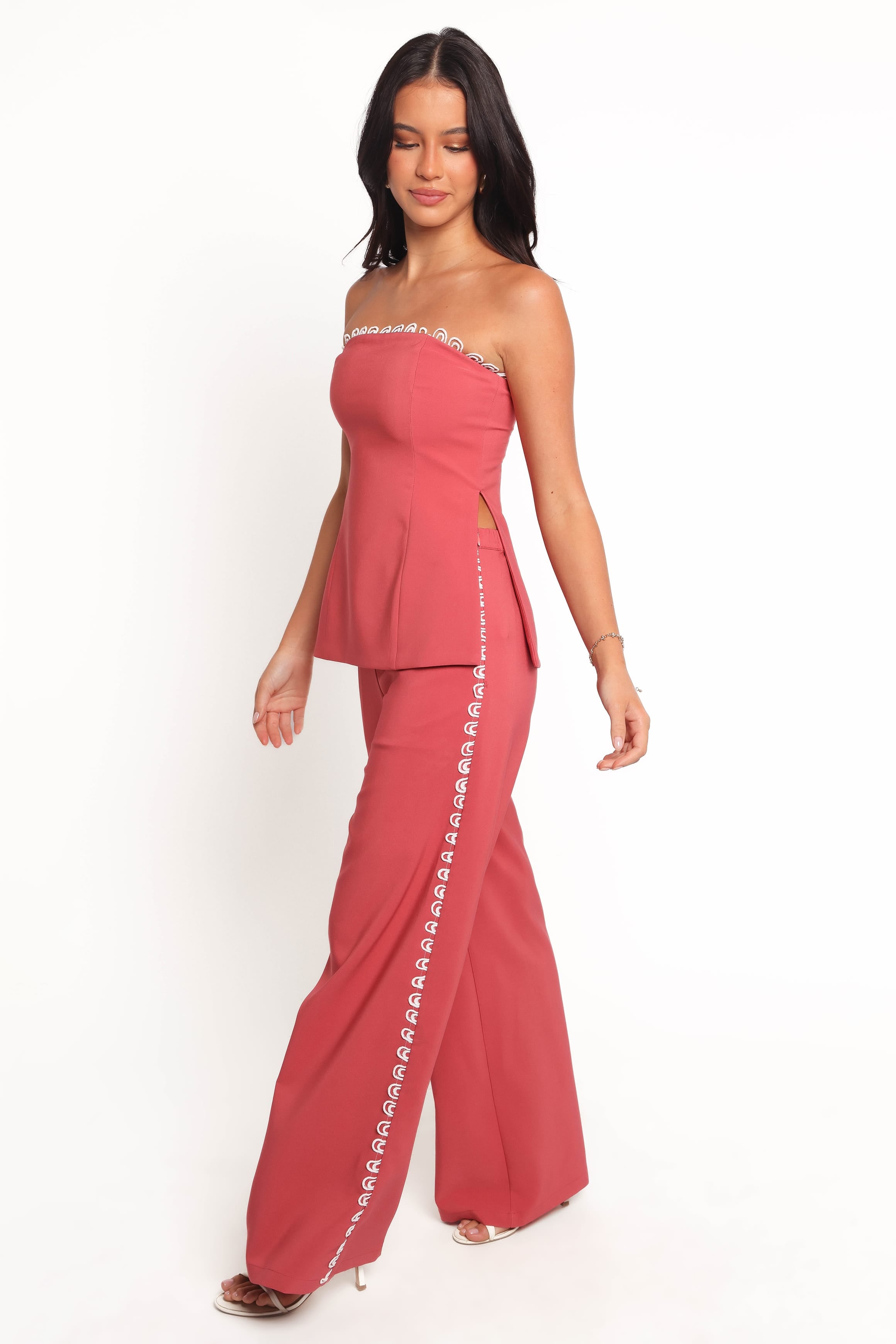 BOTTOMS Cayla Pant - Brick Red