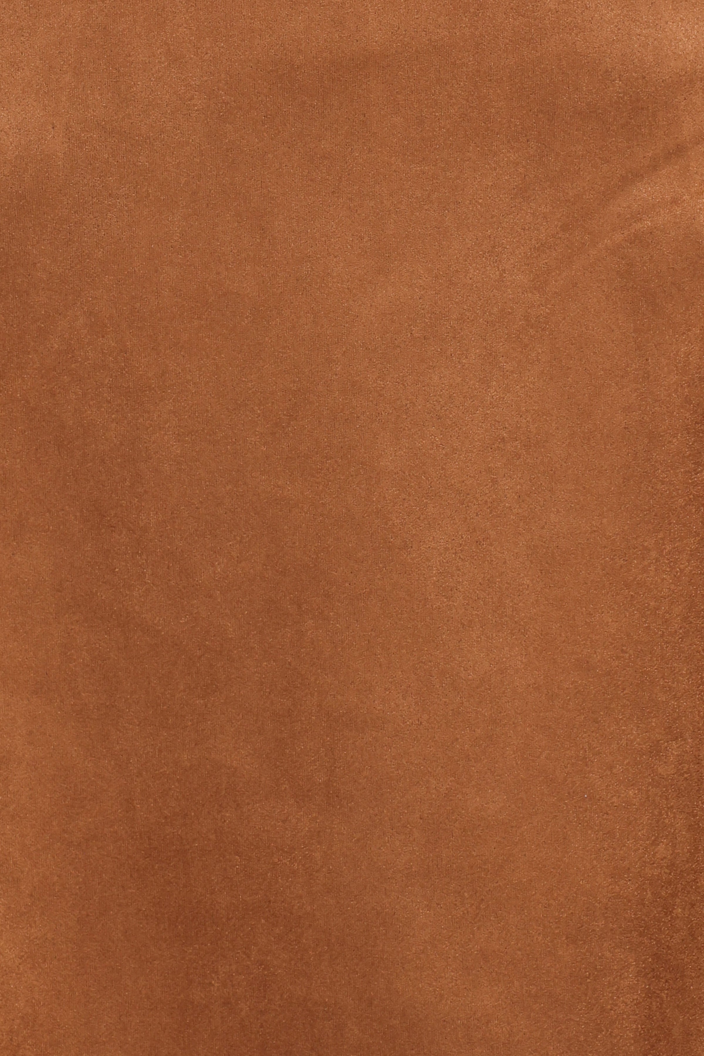 BOTTOMS Charles Faux Suede Mini Skirt - Camel