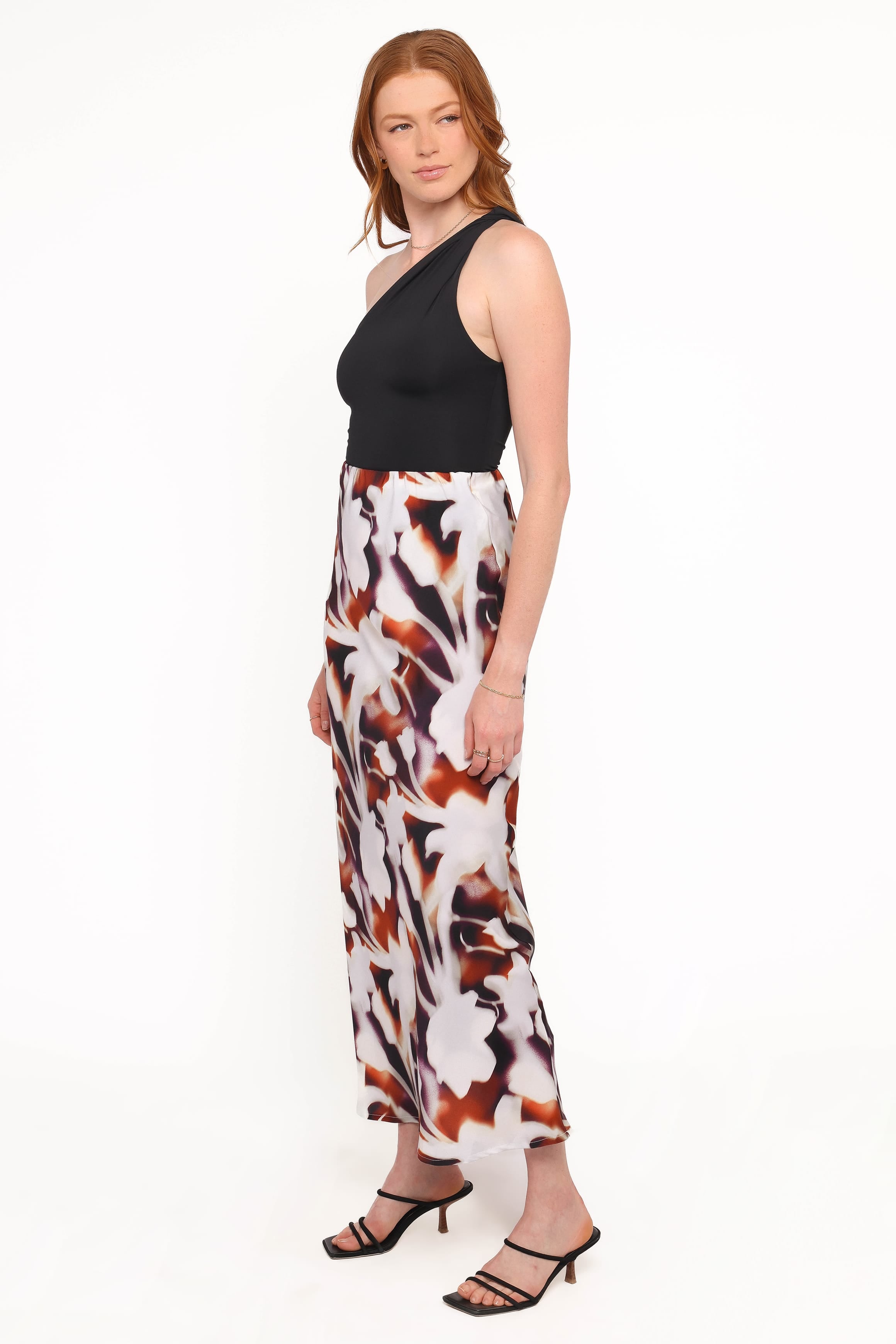 BOTTOMS Cheryl Maxi Skirt - Blurred Floral