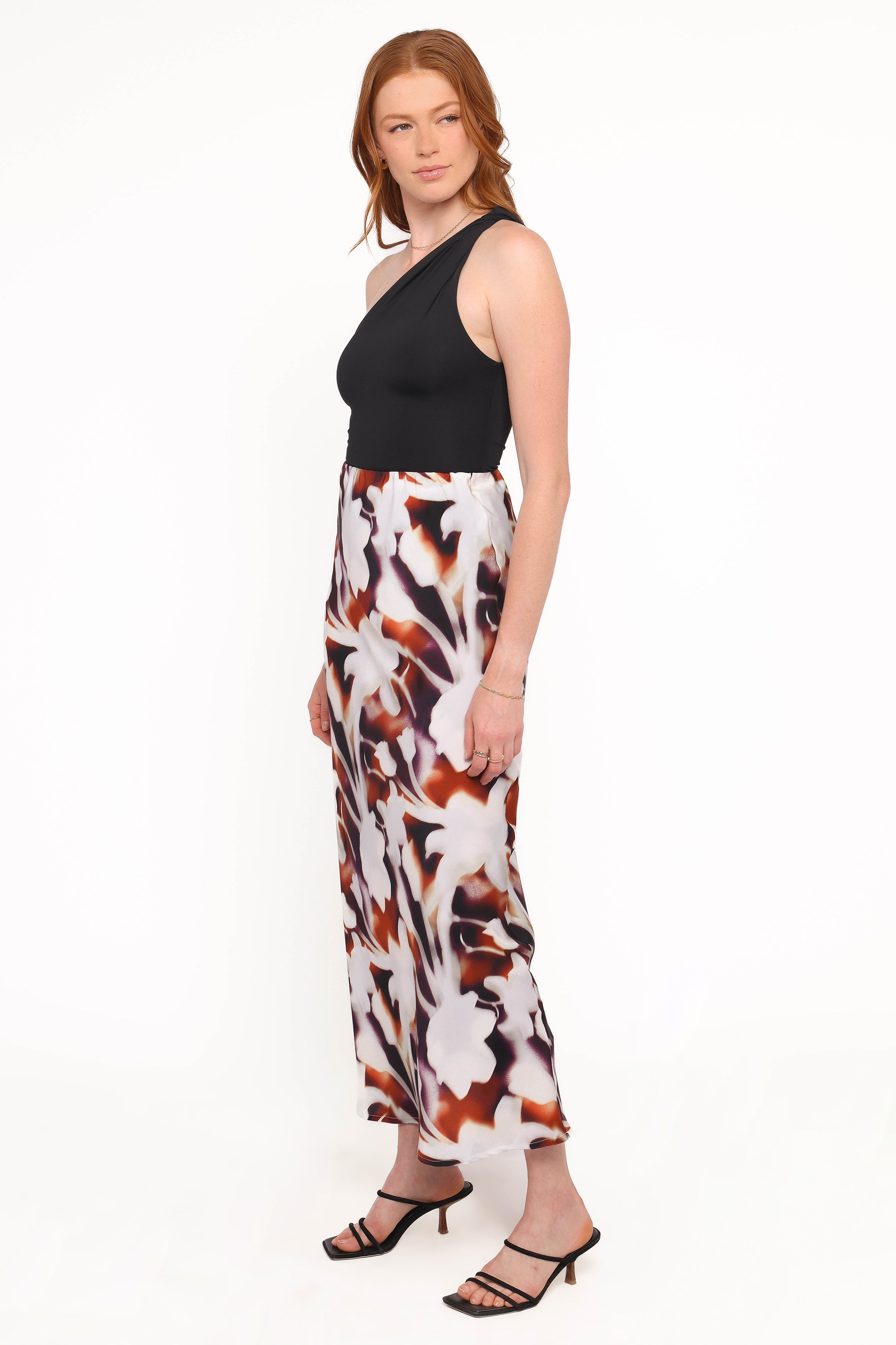BOTTOMS Cheryl Maxi Skirt - Blurred Floral