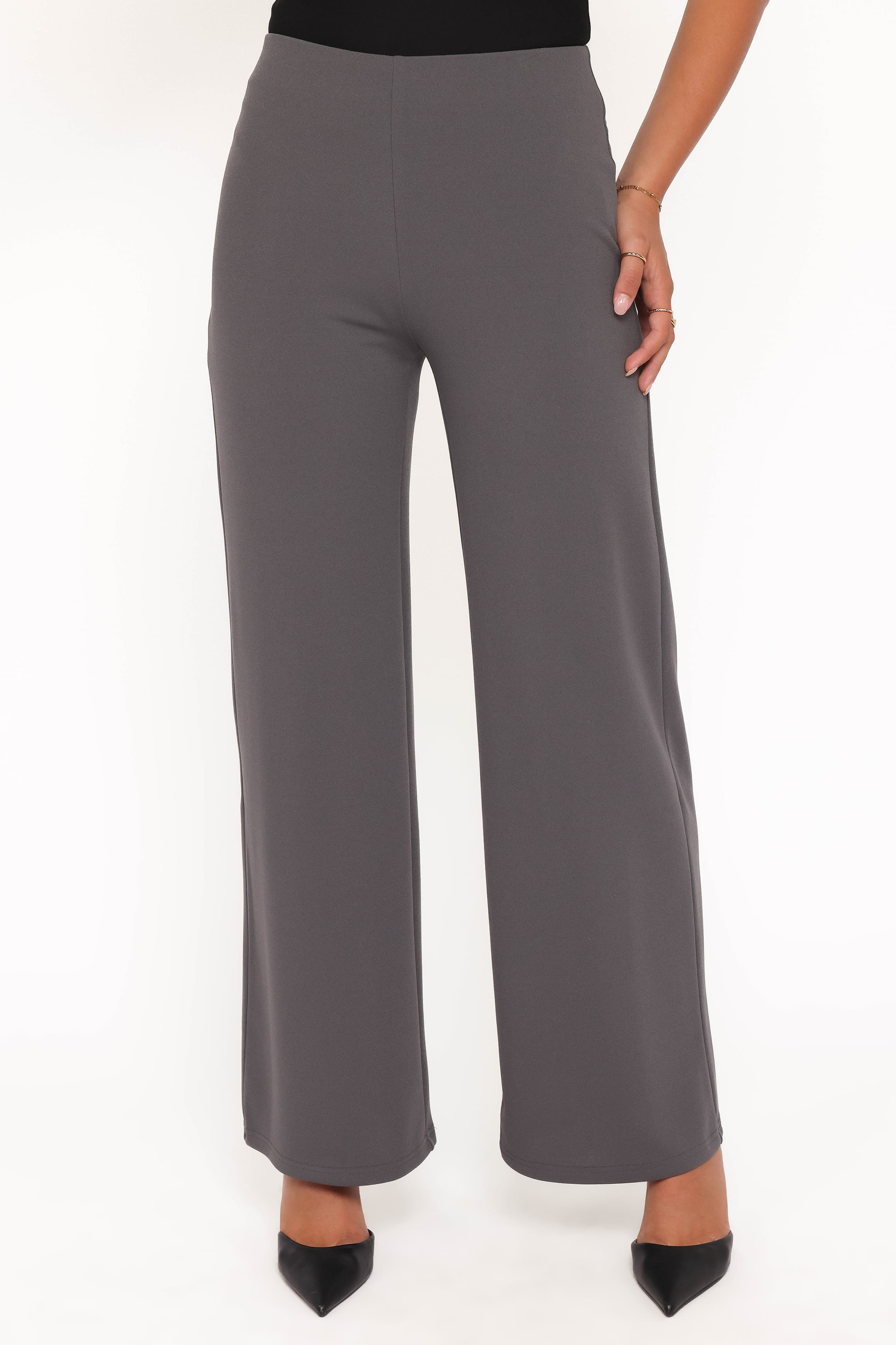 BOTTOMS Colette Pants - Slate Grey
