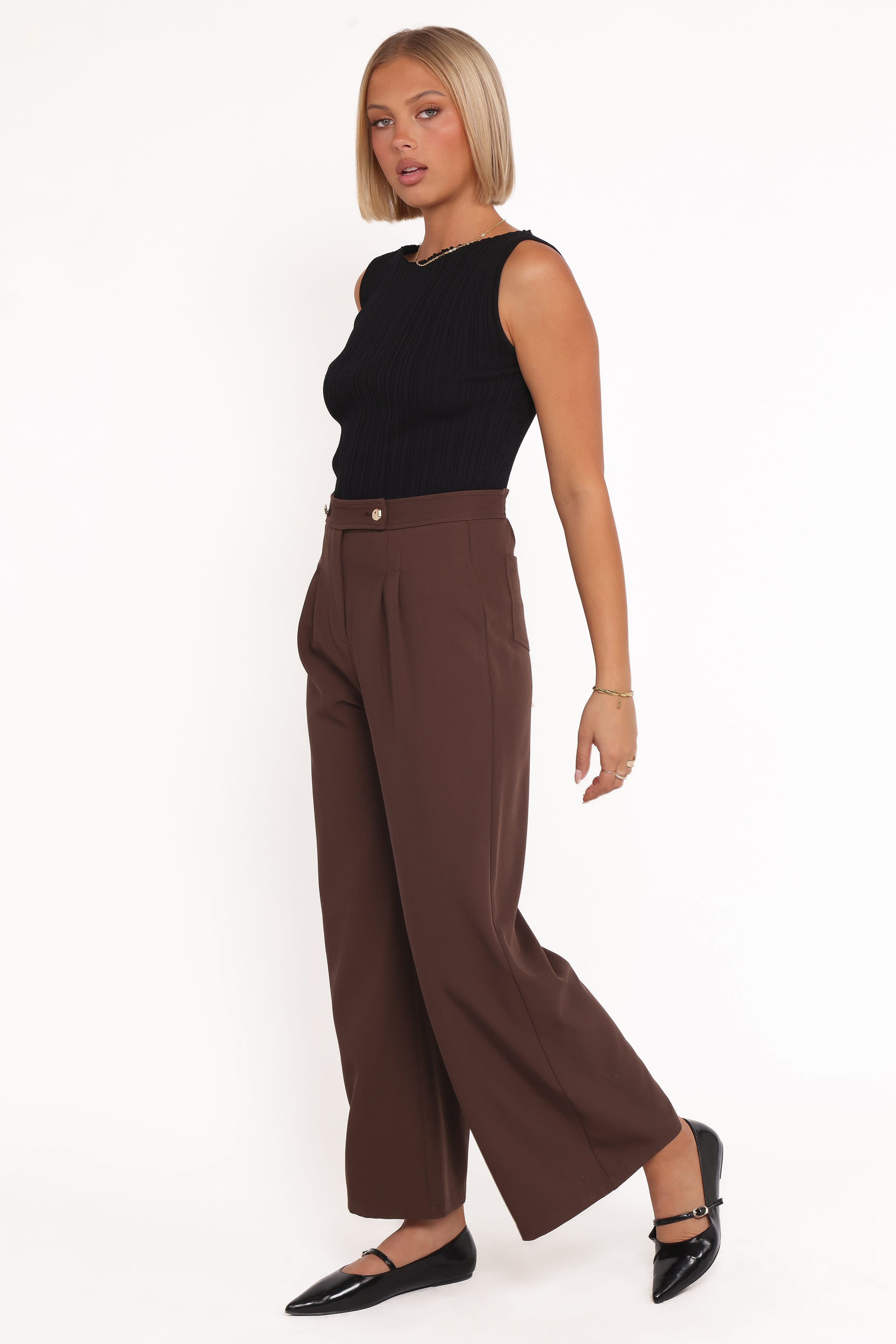 BOTTOMS Corfu Pants - Brown