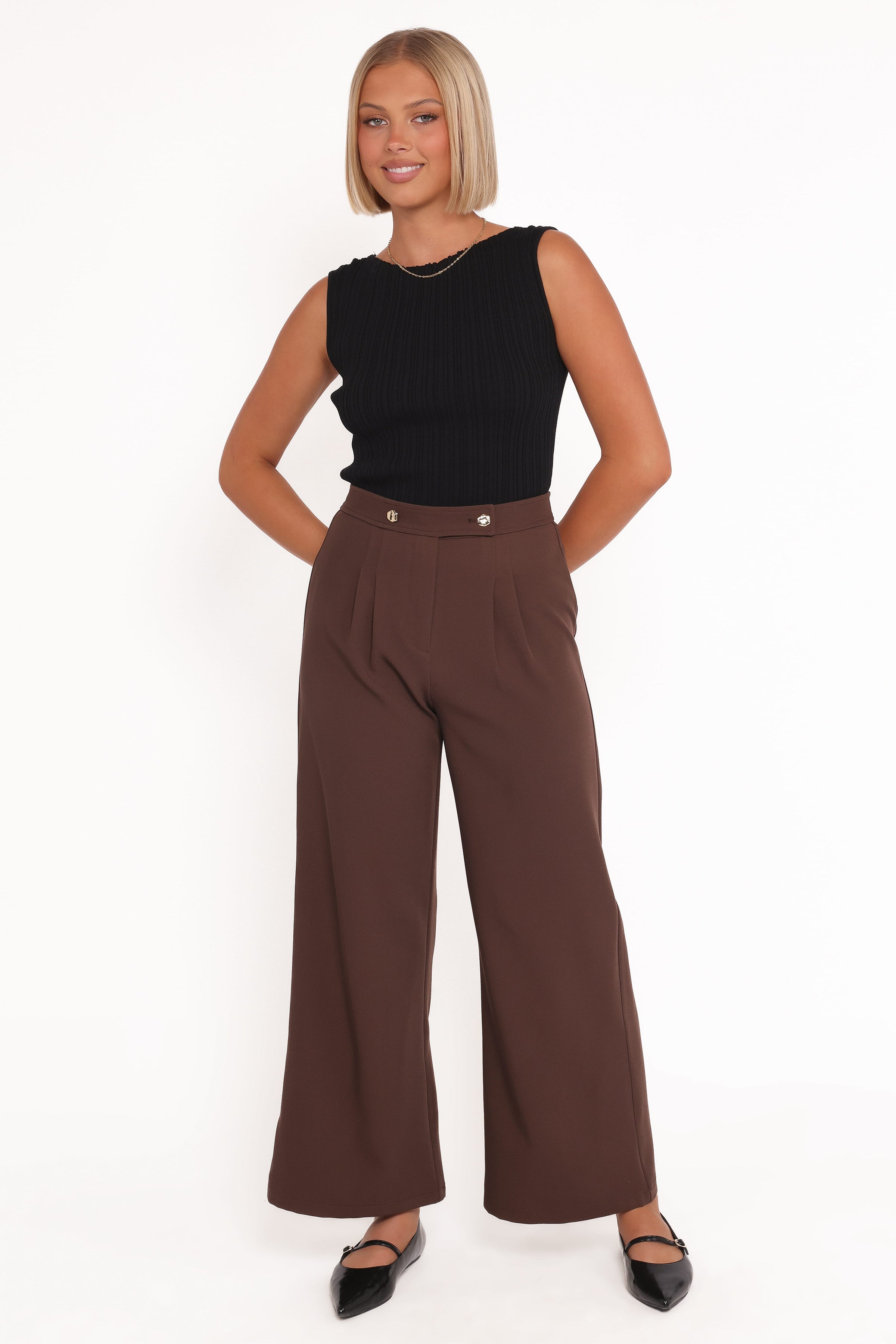 BOTTOMS Corfu Pants - Brown