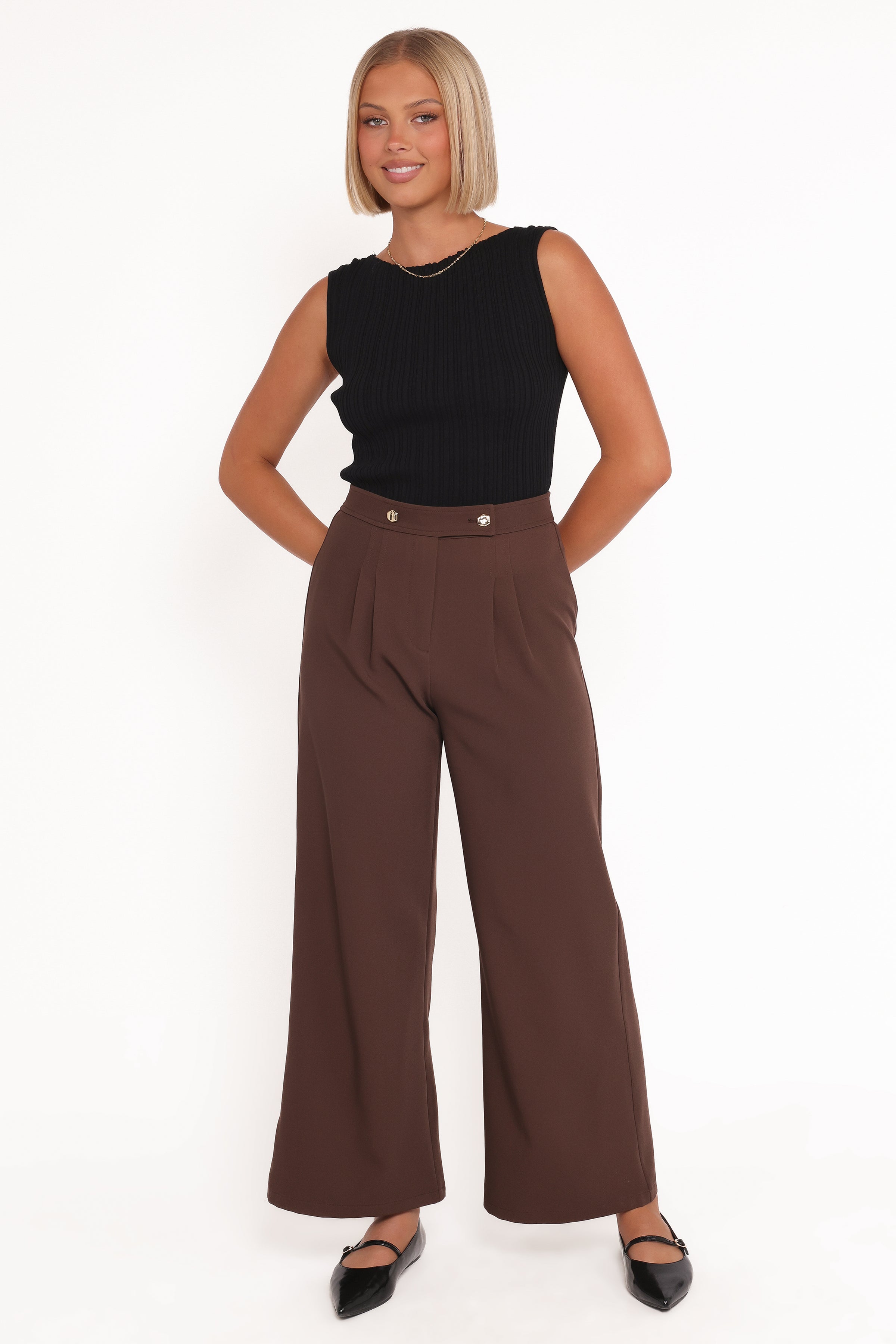 BOTTOMS Corfu Pants - Brown