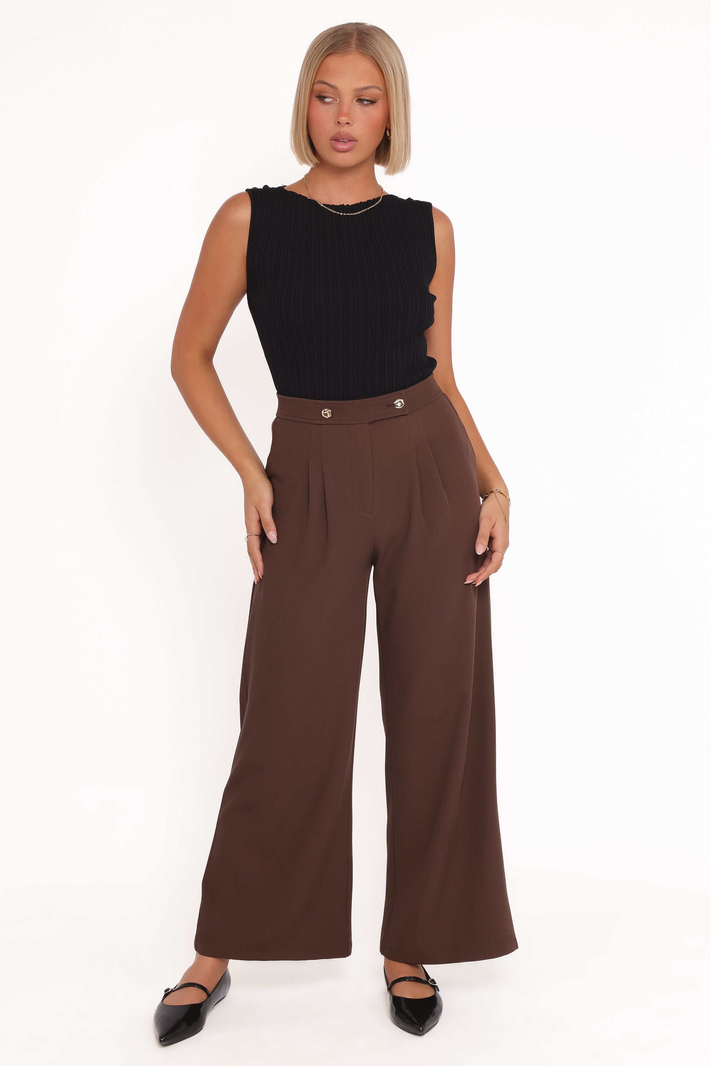 BOTTOMS Corfu Pants - Brown