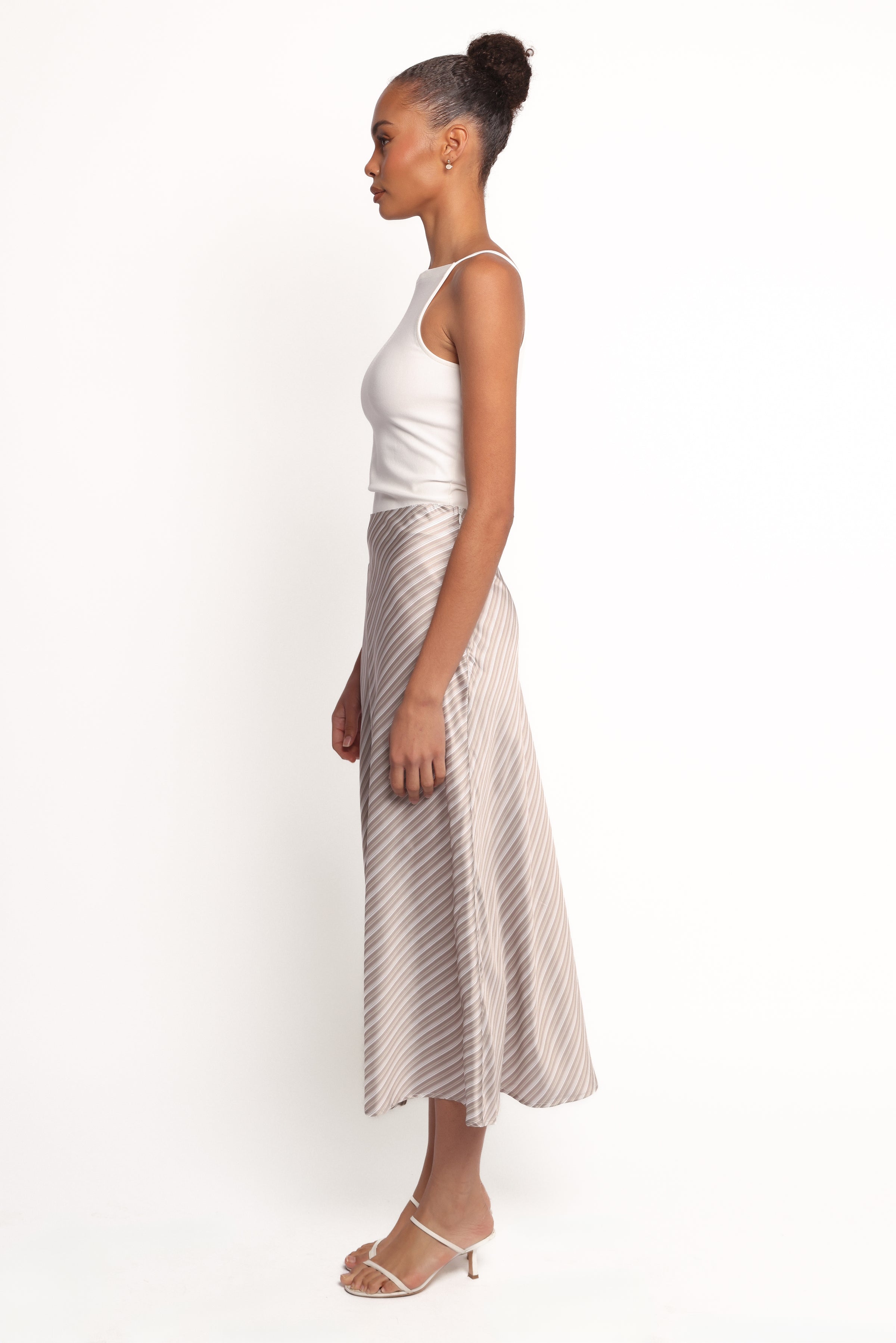 BOTTOMS Corrina Midi Skirt - Stripe