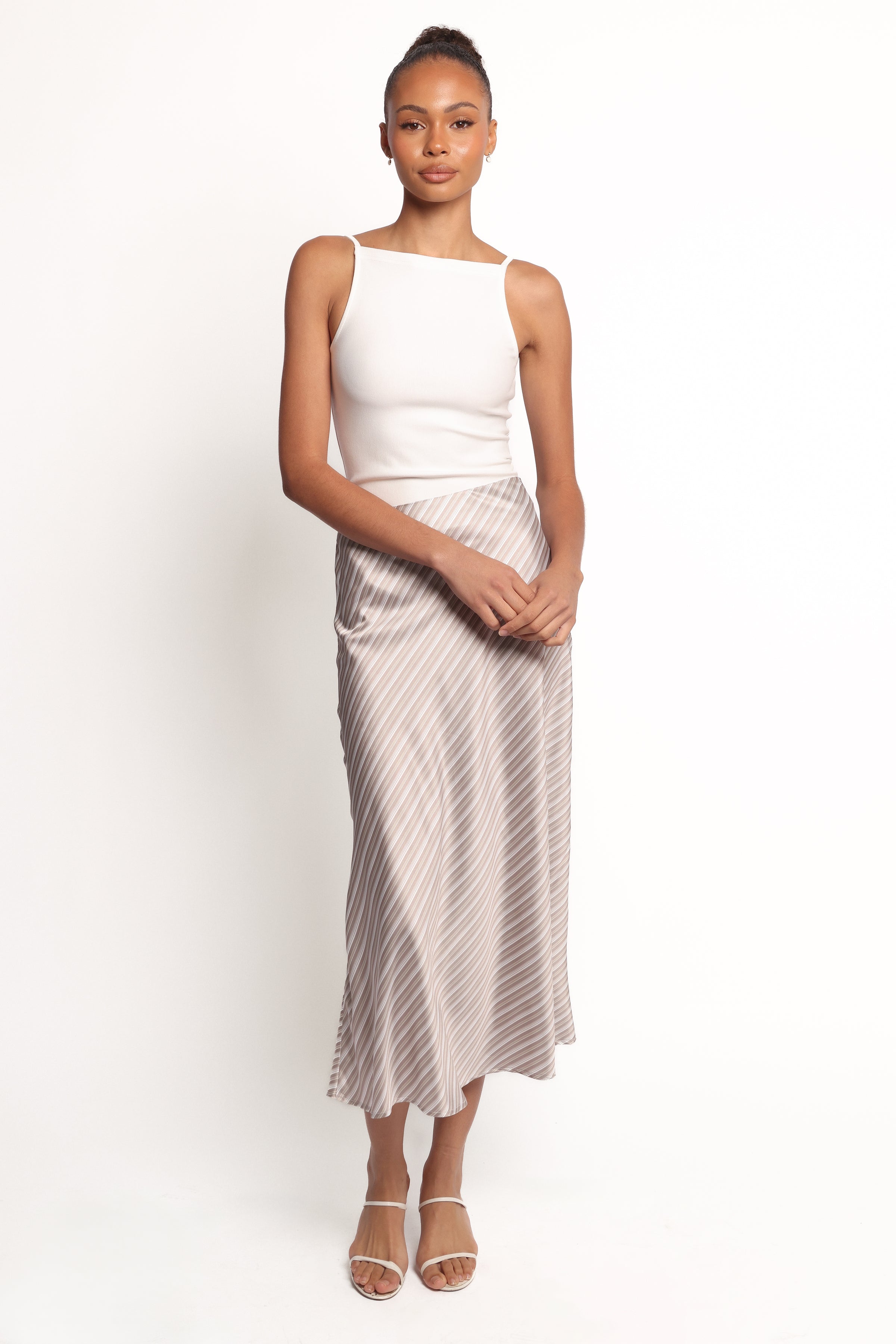 BOTTOMS Corrina Midi Skirt - Stripe