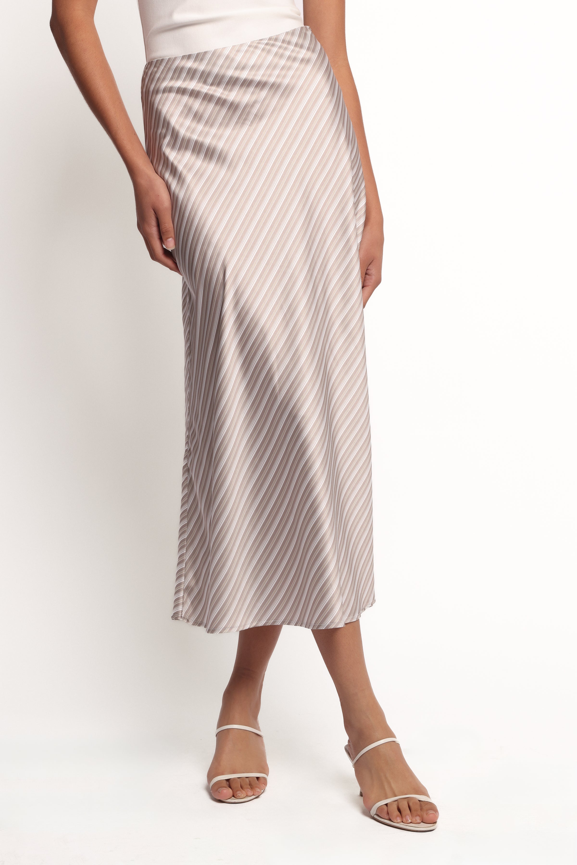 BOTTOMS Corrina Midi Skirt - Stripe